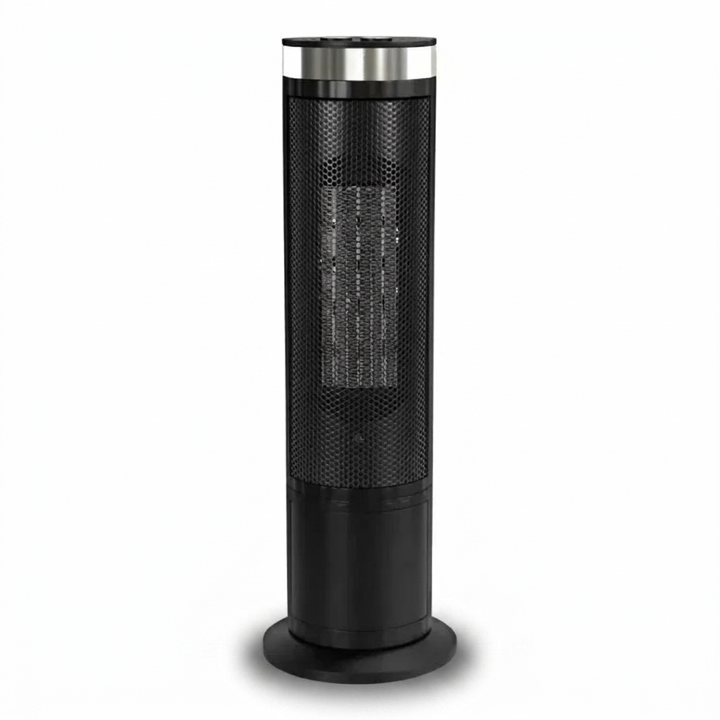 Modern Ceramic Vertical Floor Heater with Adjustable Thermostat and Energy Efficient Design 1500W | ribuella