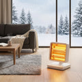Mini Electric Space Heater Portable Quick Heating Silent Foot Warmer Compact Design 500W Plastic | ribuella