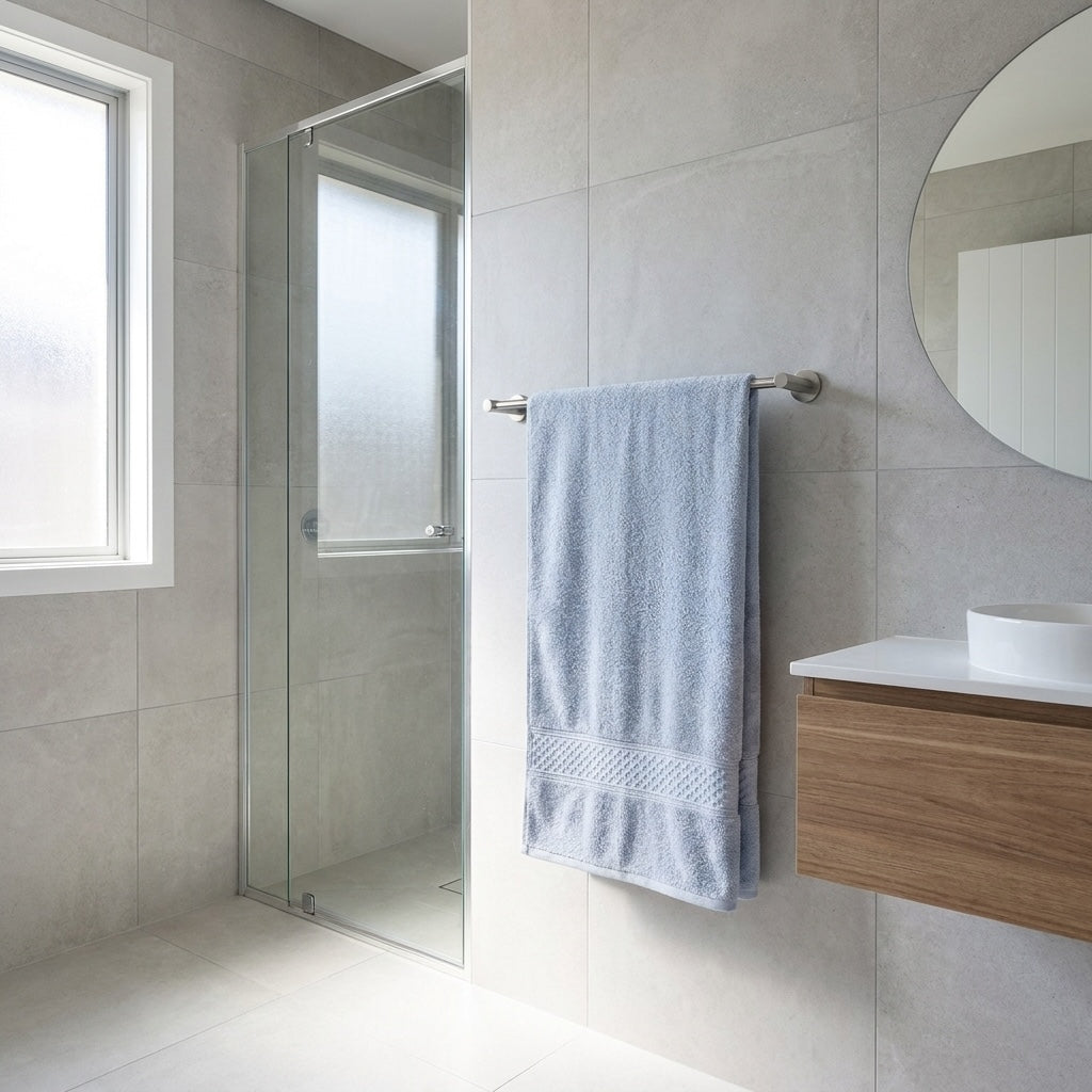 Soft Cotton Bath Towel 31.9" × 71.7" High Absorbency Multipurpose Use for Hotel and Bathroom | ribuella