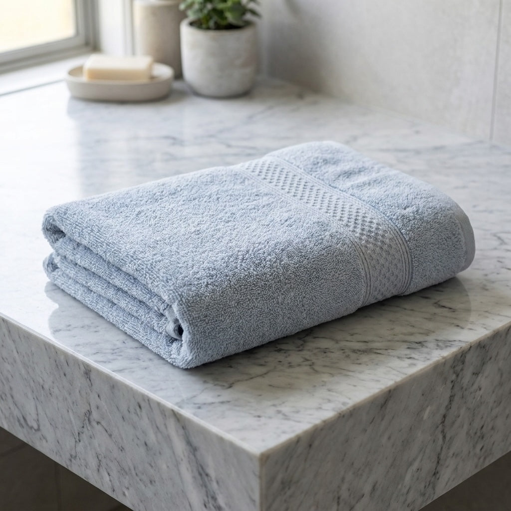Soft Cotton Bath Towel 31.9" × 71.7" High Absorbency Multipurpose Use for Hotel and Bathroom | ribuella