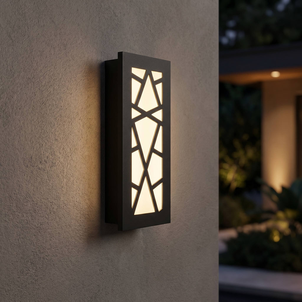 Applique murale LED moderne étanche pour extérieur, avec conception antirouille, pour jardins et garages | ribuella
