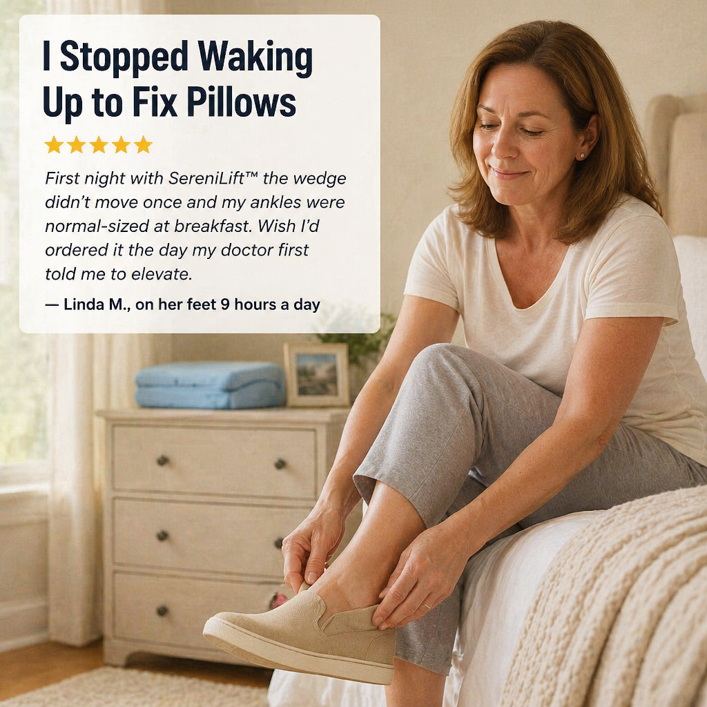 SereniLift | Raise Your Legs, Defeat Pain, and Wake Up Refreshed Each Morning | ribuella