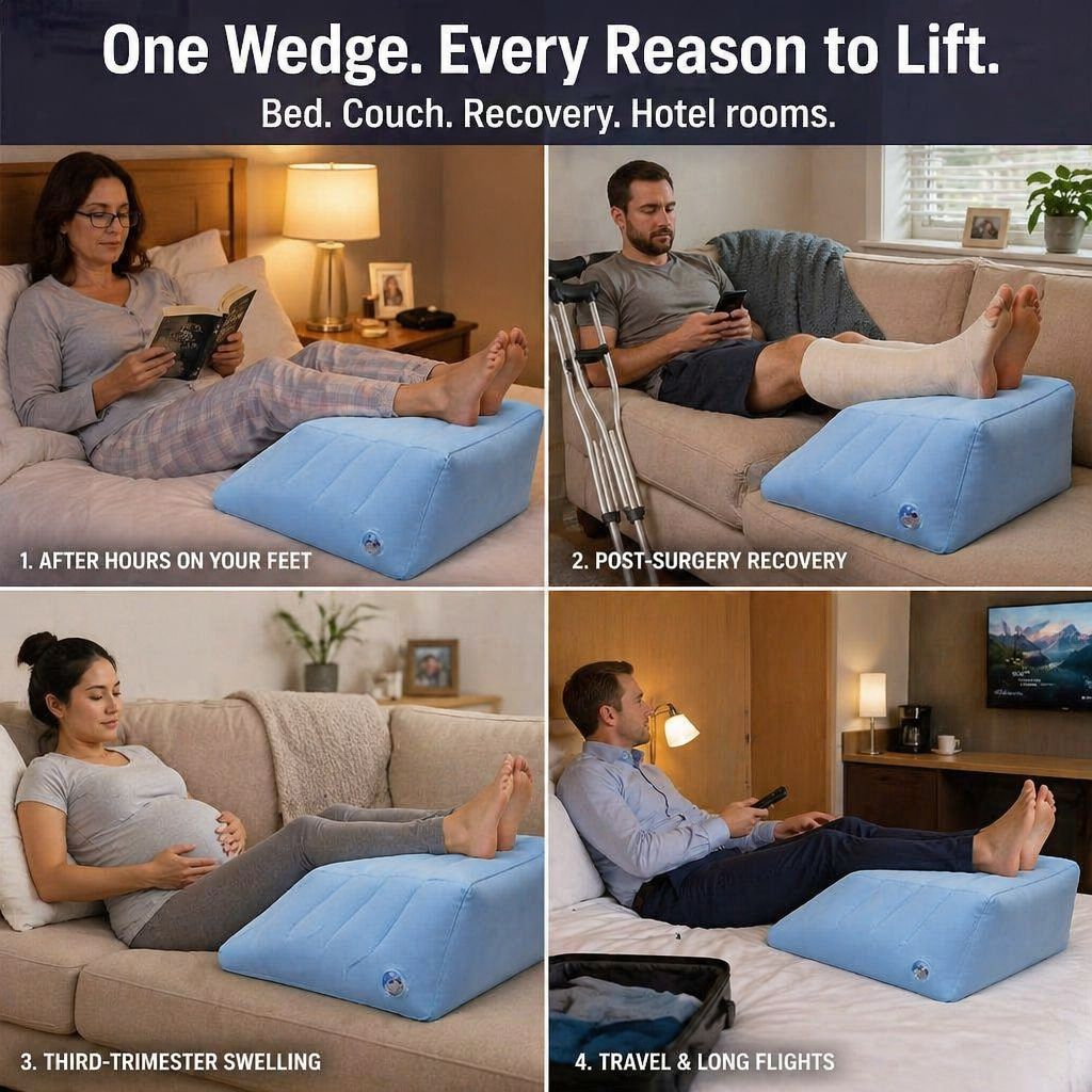 SereniLift | Raise Your Legs, Defeat Pain, and Wake Up Refreshed Each Morning | ribuella