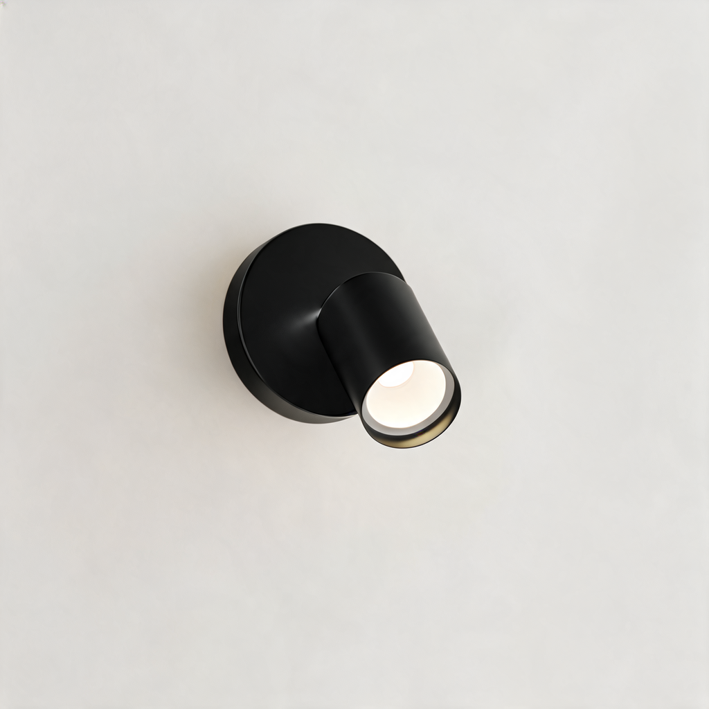 Moderne höhenverstellbare Deckenleuchte zur Aufbaumontage aus Metall mit individuell einstellbaren Spotlights | ribuella