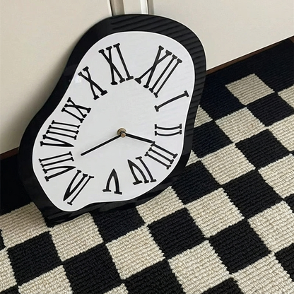 Stylish Silent Wall Clock with Unique Acrylic Design | ribuella