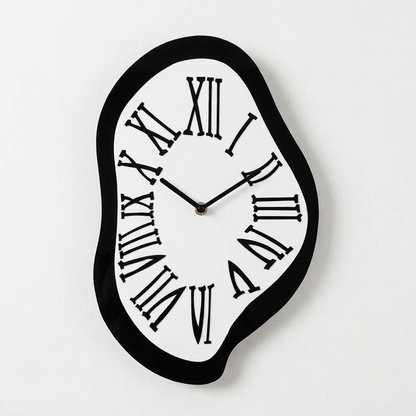 Stylish Silent Wall Clock with Unique Acrylic Design | ribuella