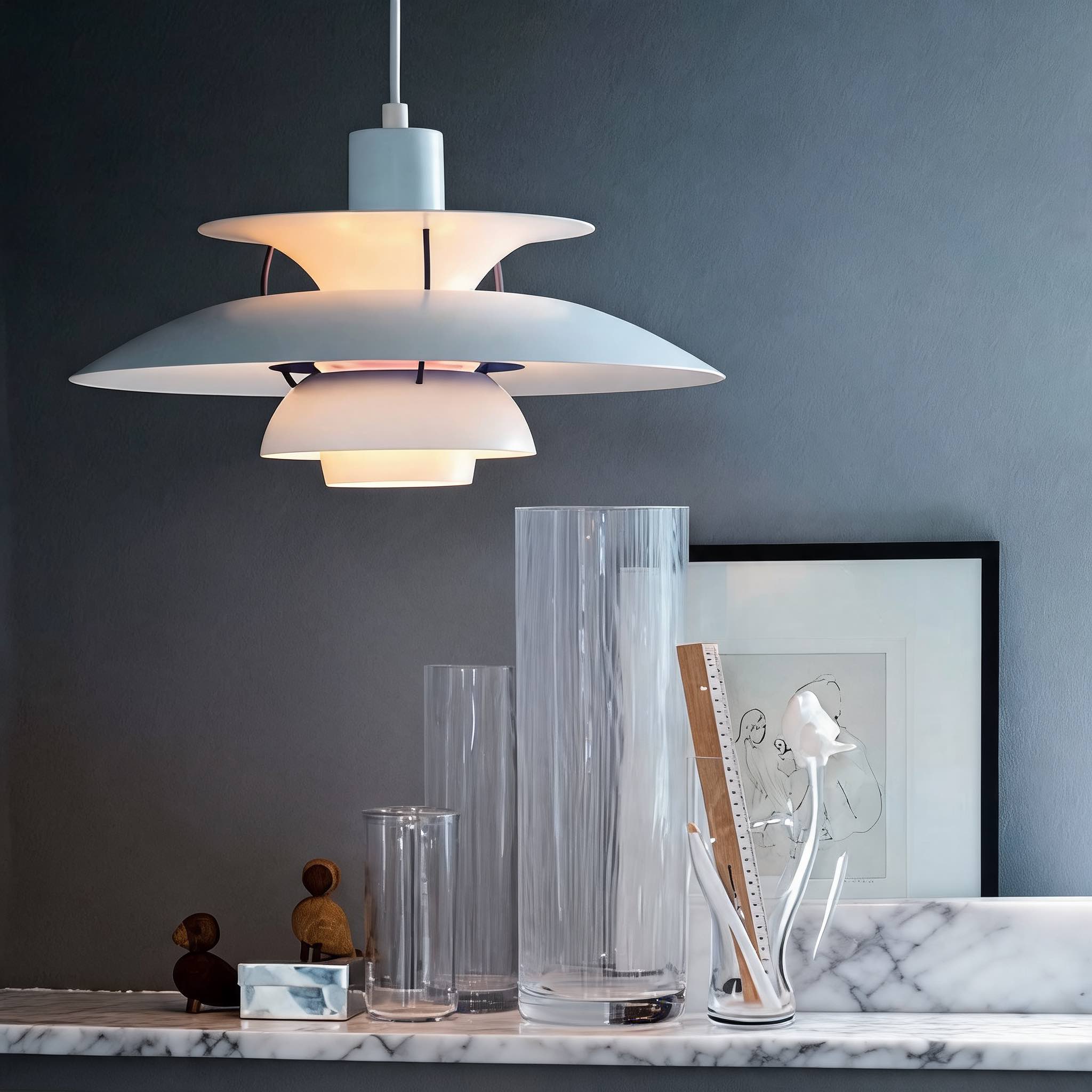 Moderne Pendelleuchte aus Metall, LED-Leuchte mit 1 Lampe, 110V–240V | ribuella
