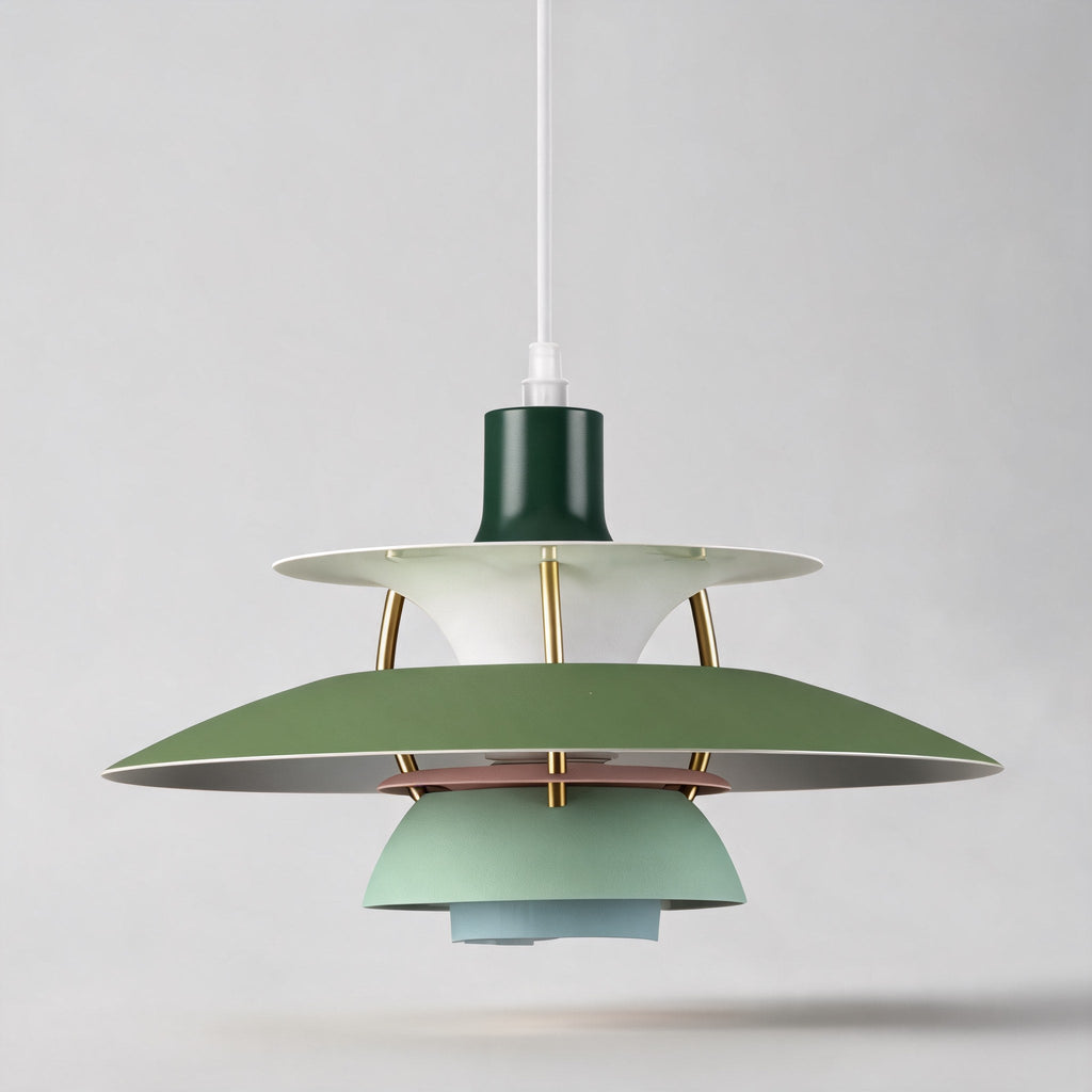 Moderne Pendelleuchte aus Metall, LED-Leuchte mit 1 Lampe, 110V–240V | ribuella