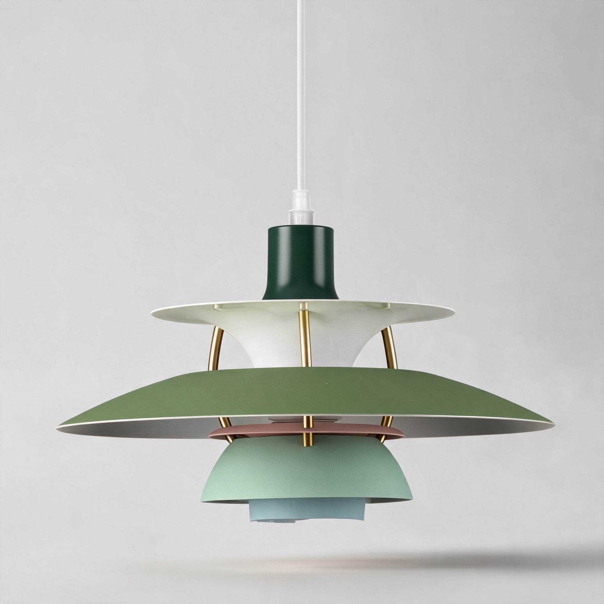 Moderne Pendelleuchte aus Metall, LED-Leuchte mit 1 Lampe, 110V–240V | ribuella