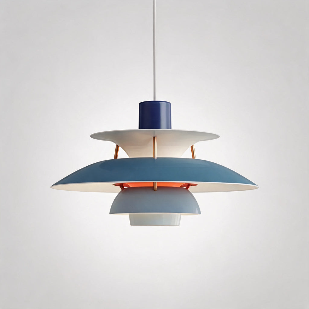 Moderne Pendelleuchte aus Metall, LED-Leuchte mit 1 Lampe, 110V–240V | ribuella