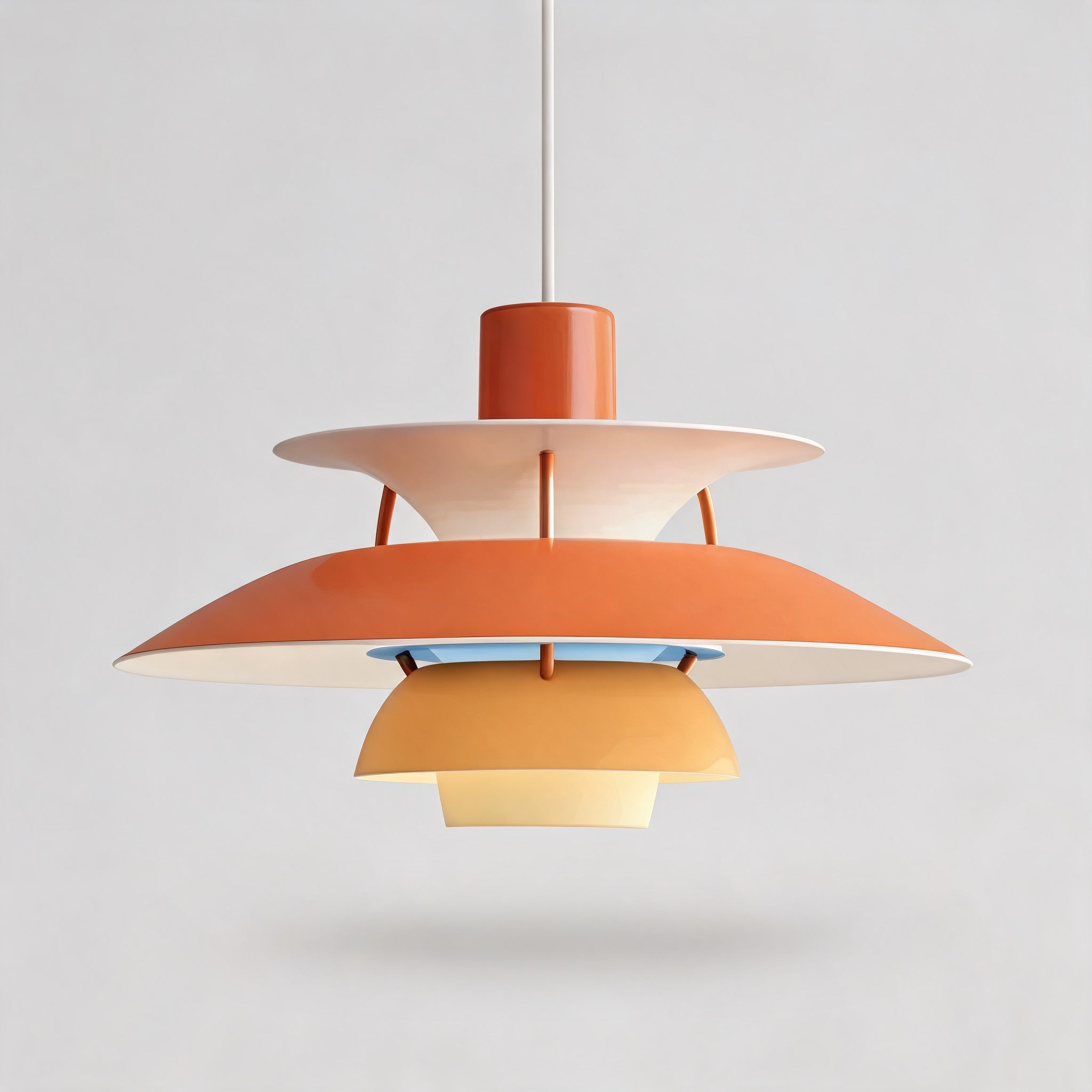 Moderne Pendelleuchte aus Metall, LED-Leuchte mit 1 Lampe, 110V–240V | ribuella