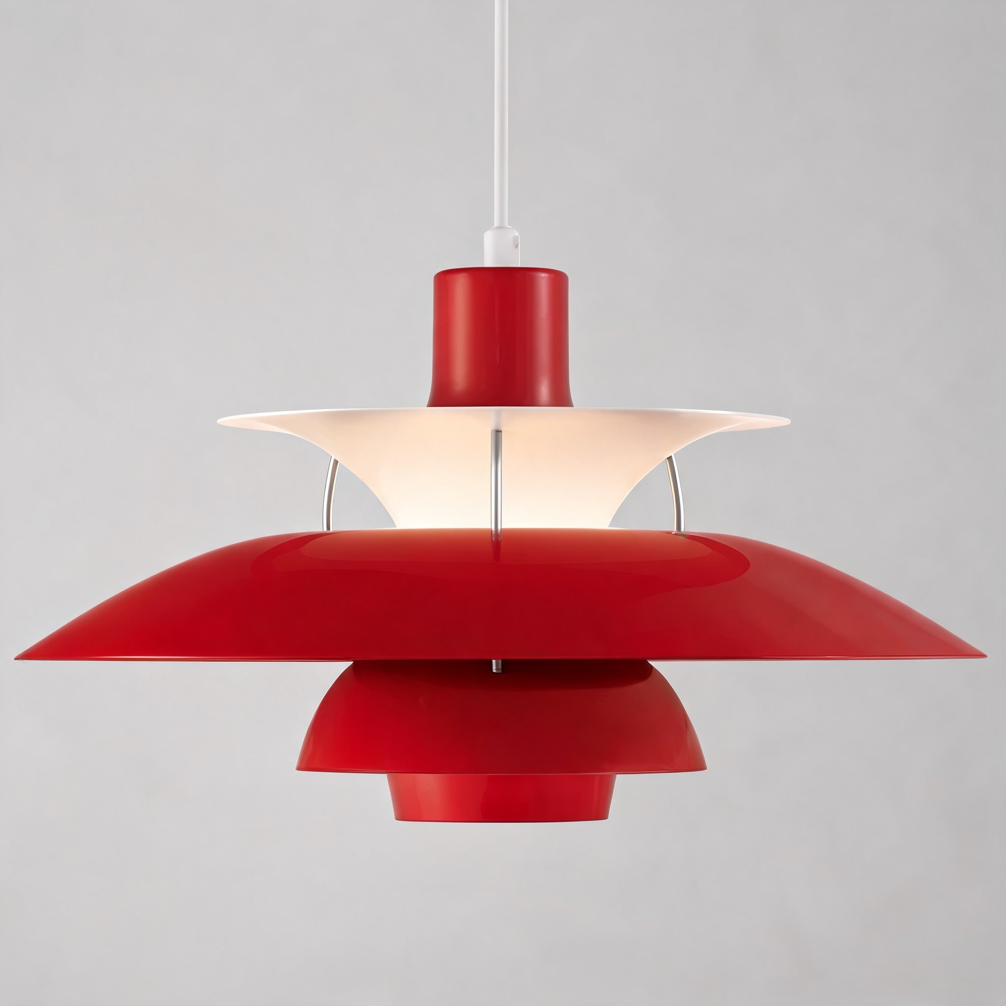 Moderne Pendelleuchte aus Metall, LED-Leuchte mit 1 Lampe, 110V–240V | ribuella
