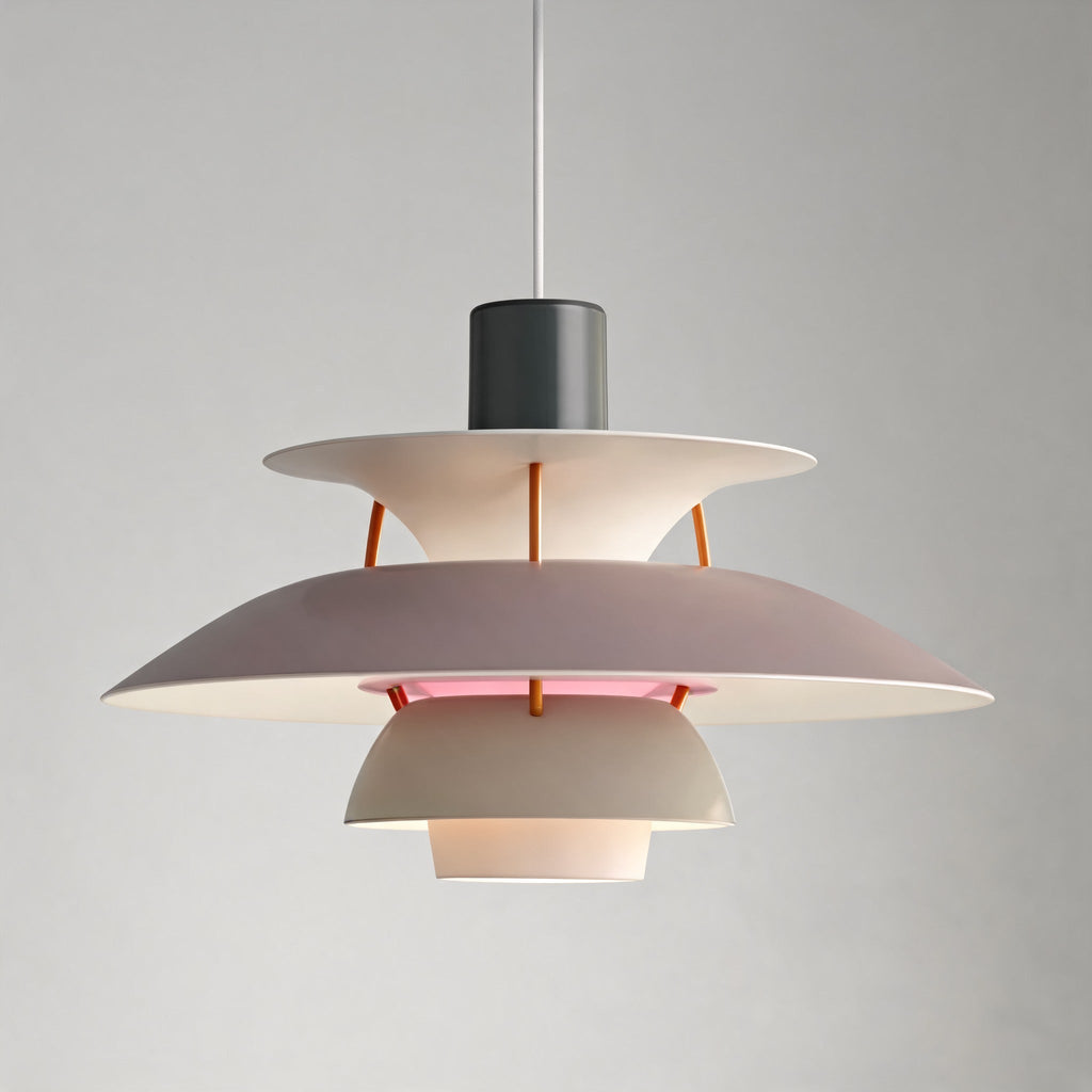 Moderne Pendelleuchte aus Metall, LED-Leuchte mit 1 Lampe, 110V–240V | ribuella