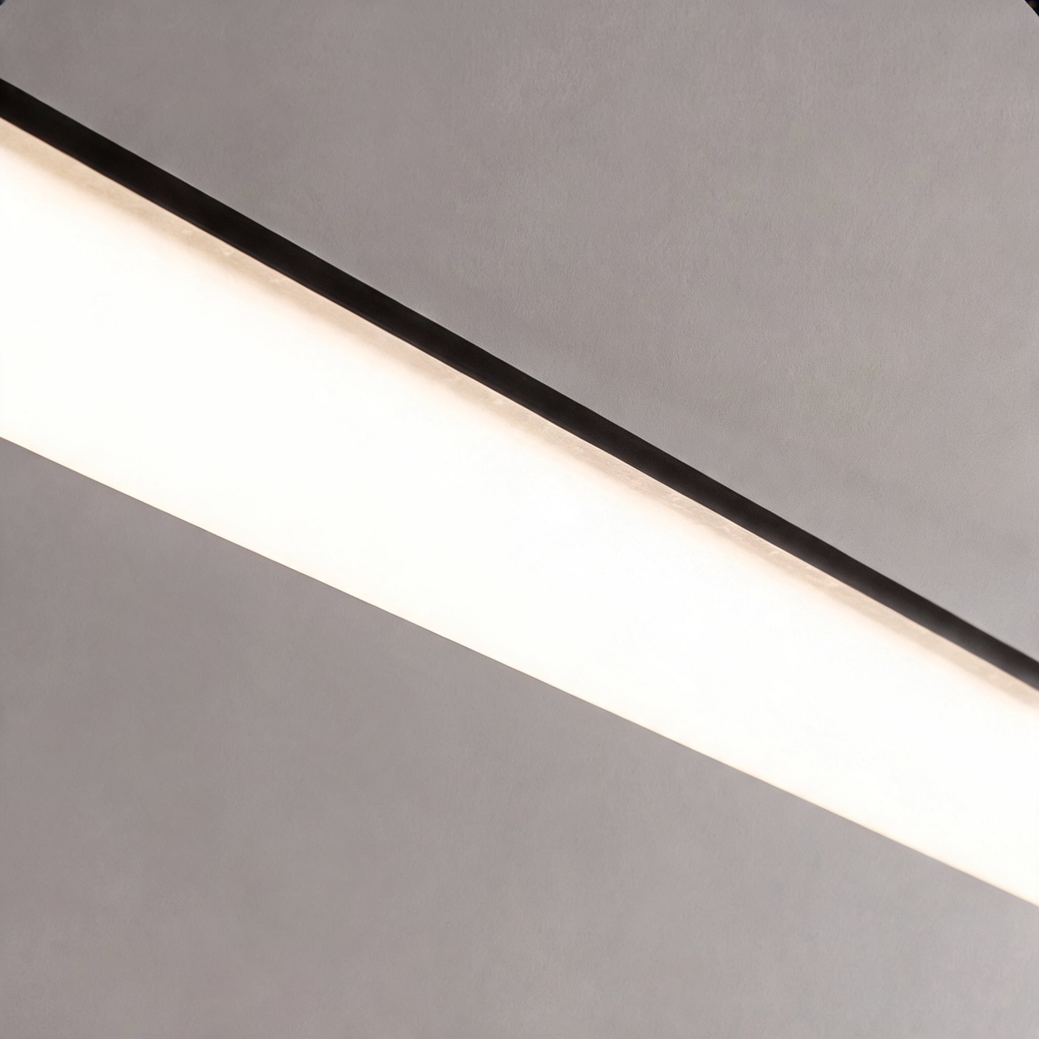 Modern Pendant Light Hanging Tube Lamp Metal Chrome Finish Adjustable Length 90-260V | ribuella