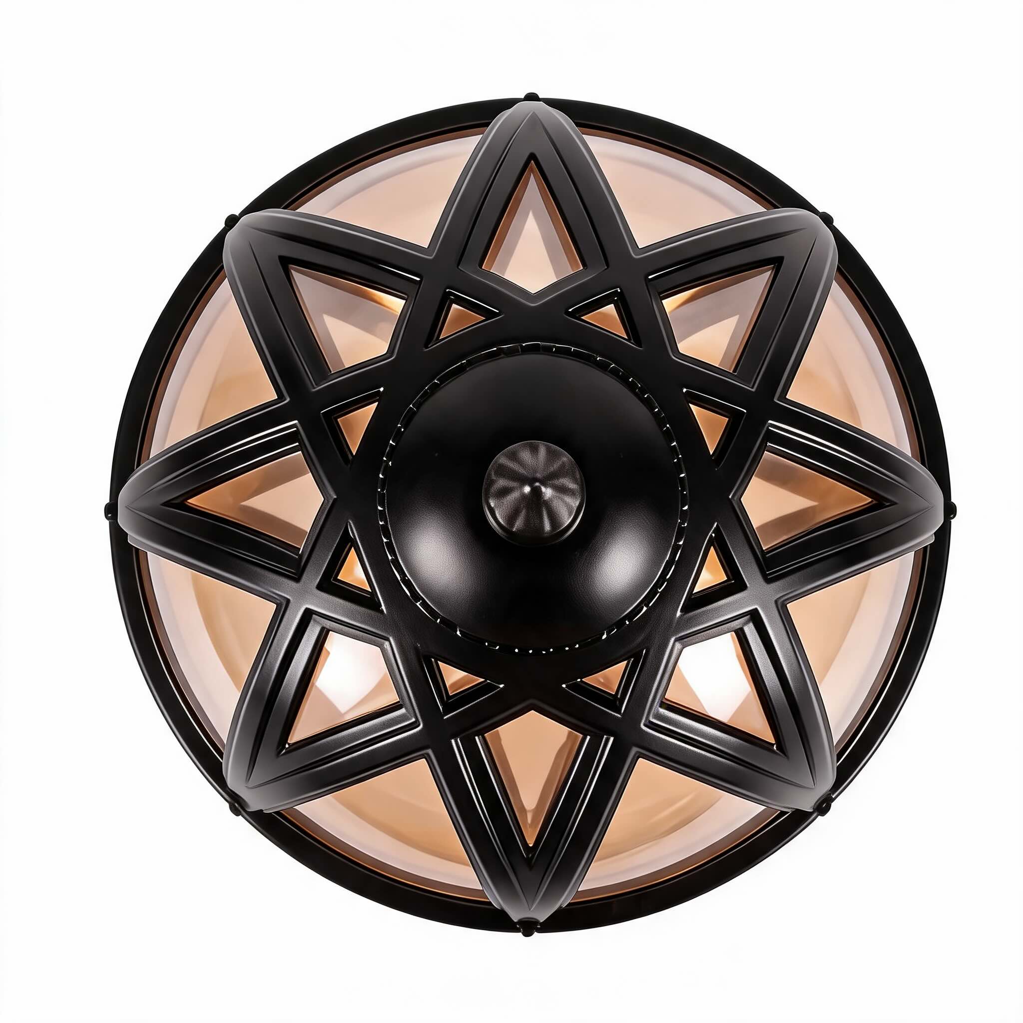 Modern Round Globe Outdoor Fence Post Light Waterproof Aluminum and Glass Adjustable Height | ribuella