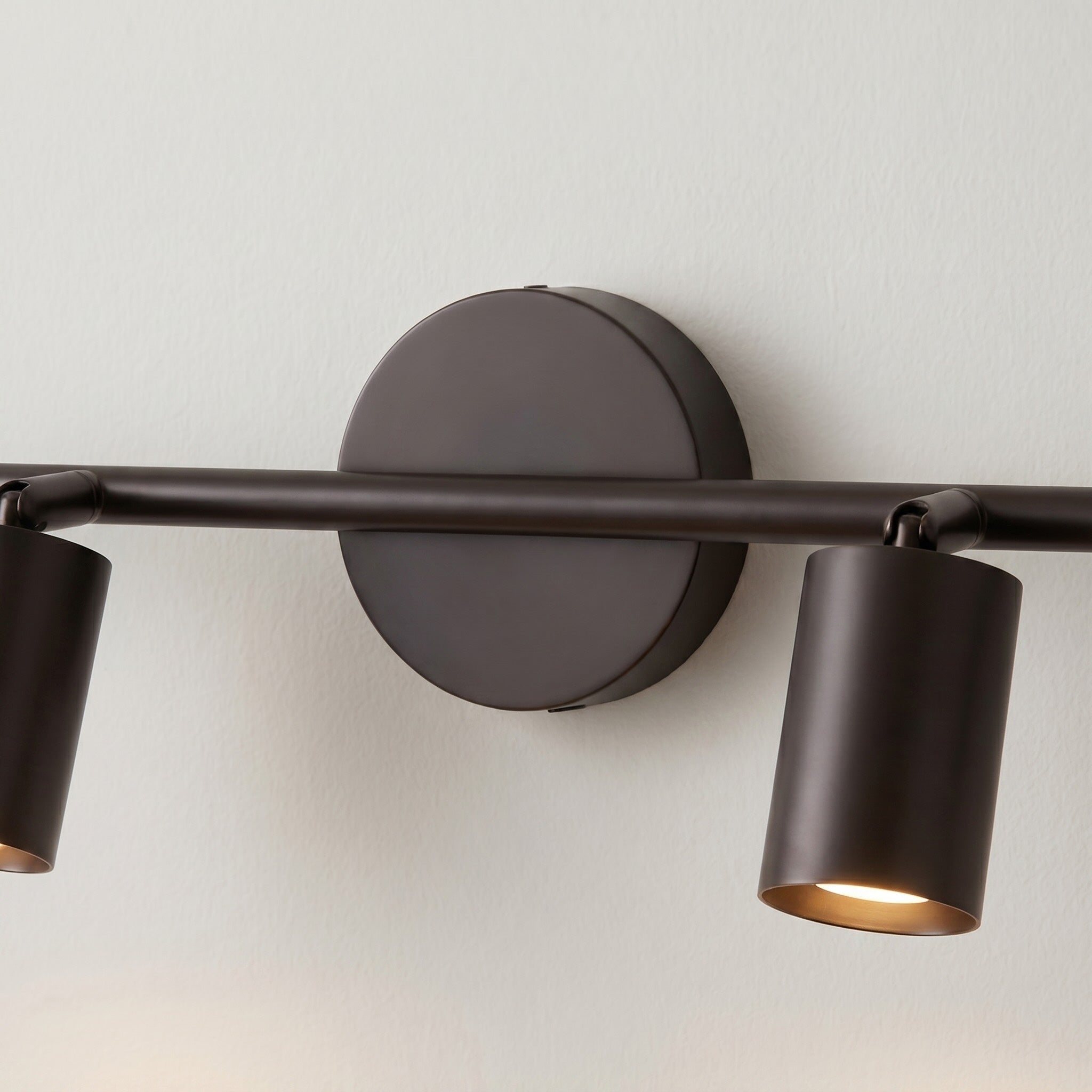 Modern Rotatable Spotlight Wall Light Adjustable Brass Sconce with 350° Head Rotation | ribuella