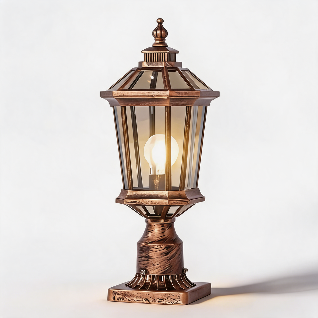 Outdoor Pillar Lights Solar Column Waterproof LED for Garden Courtyard | ribuella