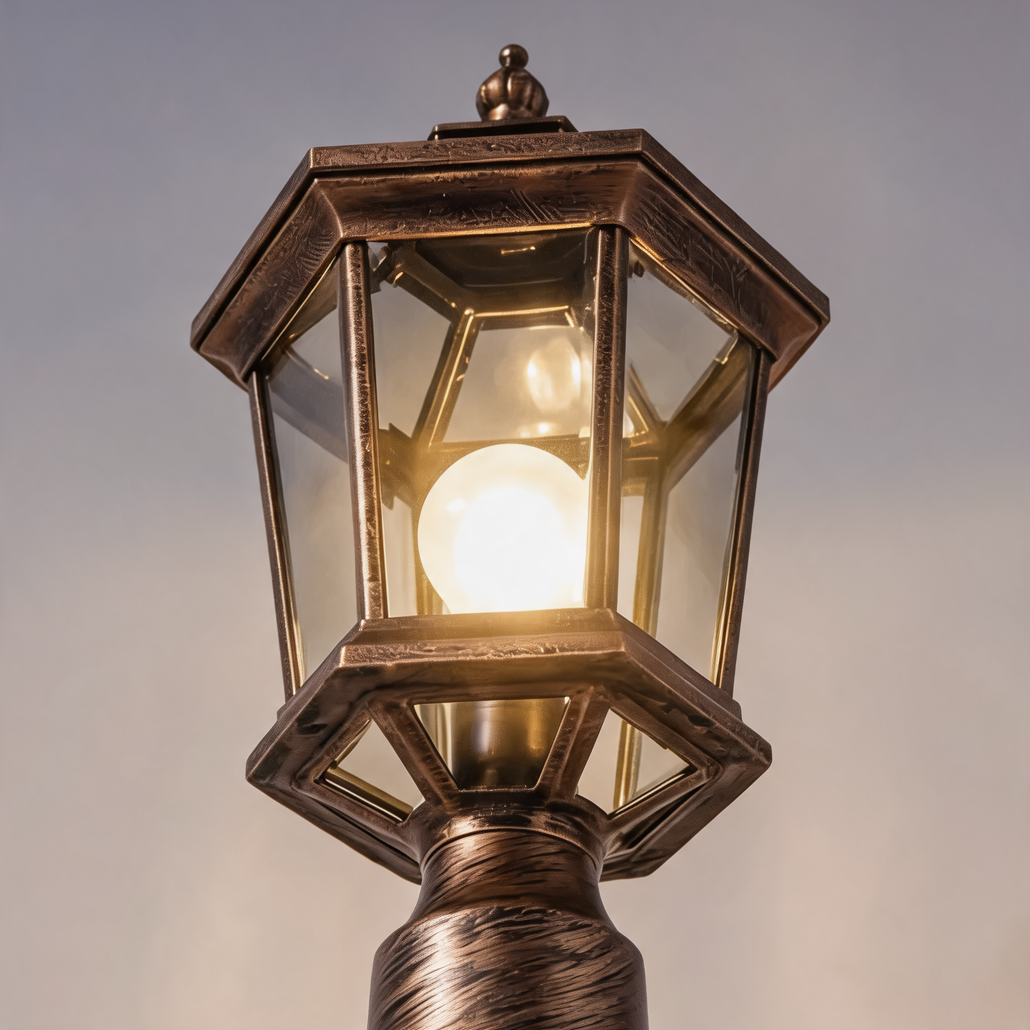 Outdoor Pillar Lights Solar Column Waterproof LED for Garden Courtyard | ribuella