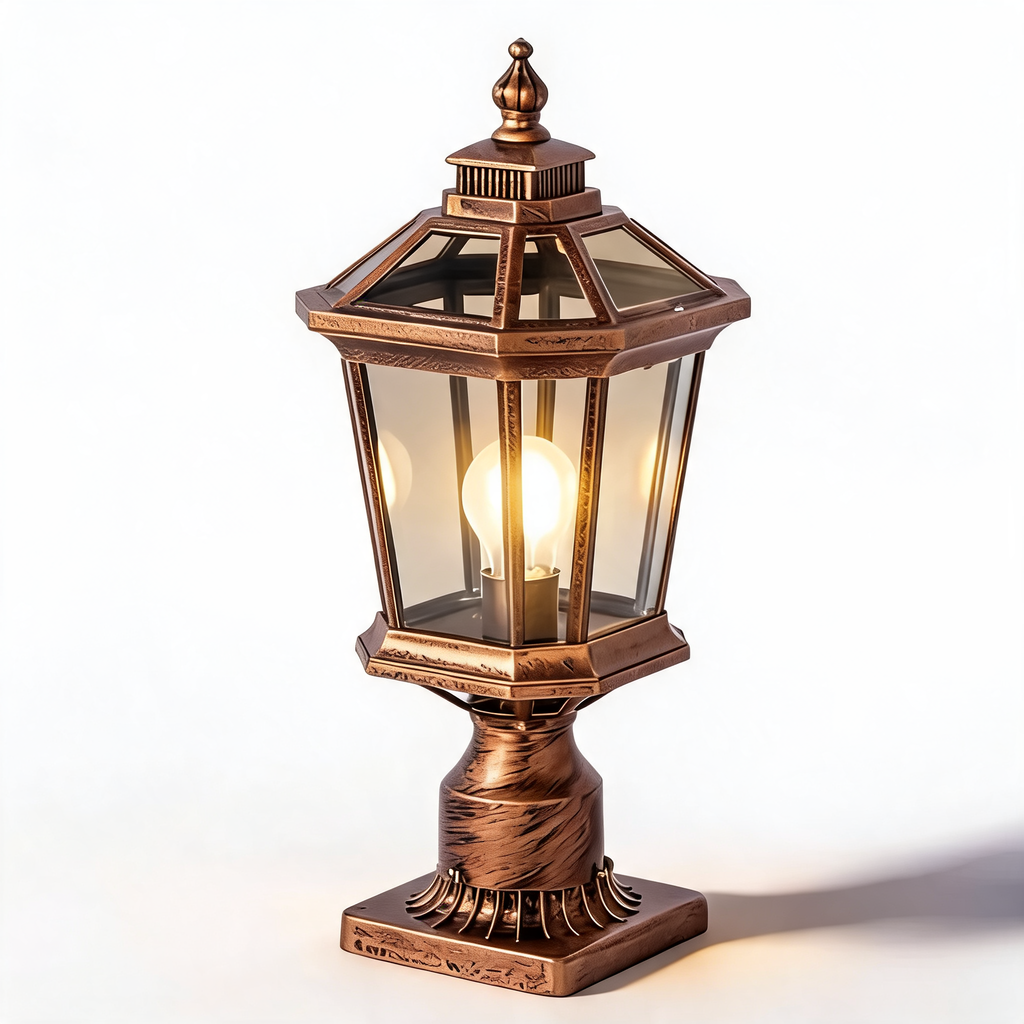 Outdoor Pillar Lights Solar Column Waterproof LED for Garden Courtyard | ribuella