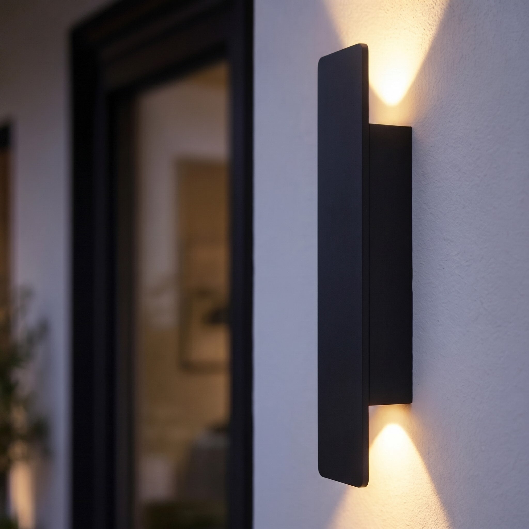 Modern Outdoor Wall Light Wall Mounted Aluminum 18W LED Weather Resistant for Gardens and Porches | ribuella