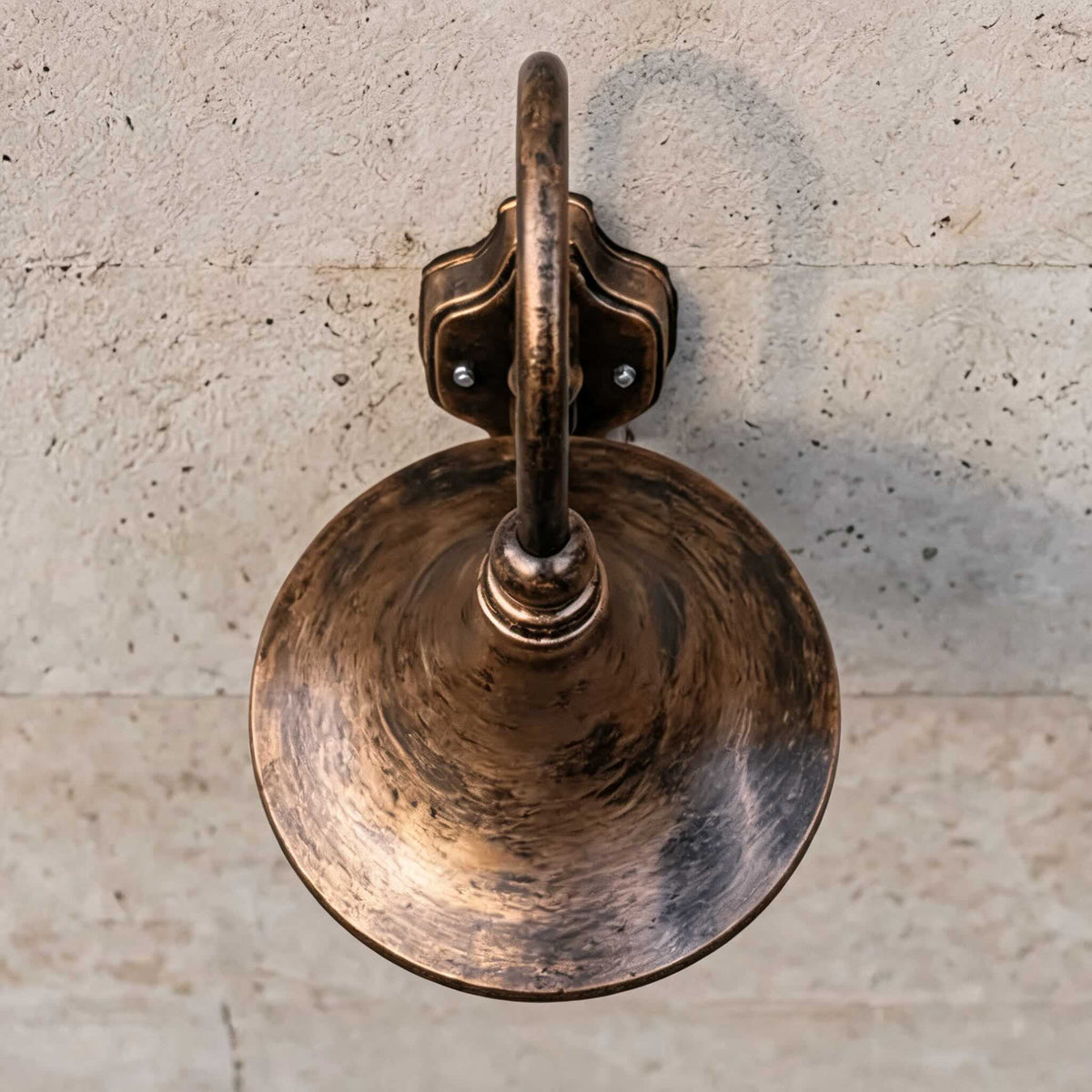 Vintage Outdoor Wall Light Waterproof Aluminum Horn Shape LED Fixture Warm White 3000K | ribuella