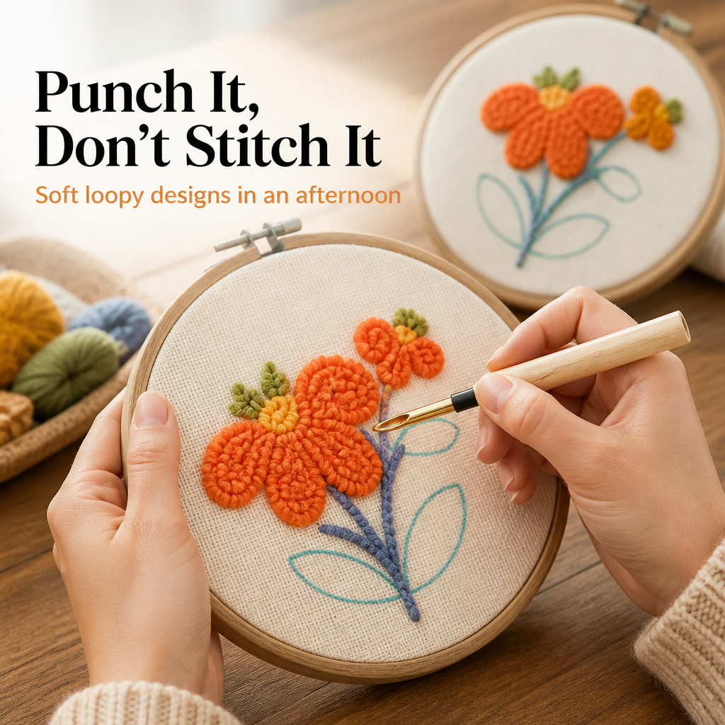 StitchMaster Pro | Vytvářejte měkkou, smyčkovou výšivku, která drží, za poloviční čas | ribuella