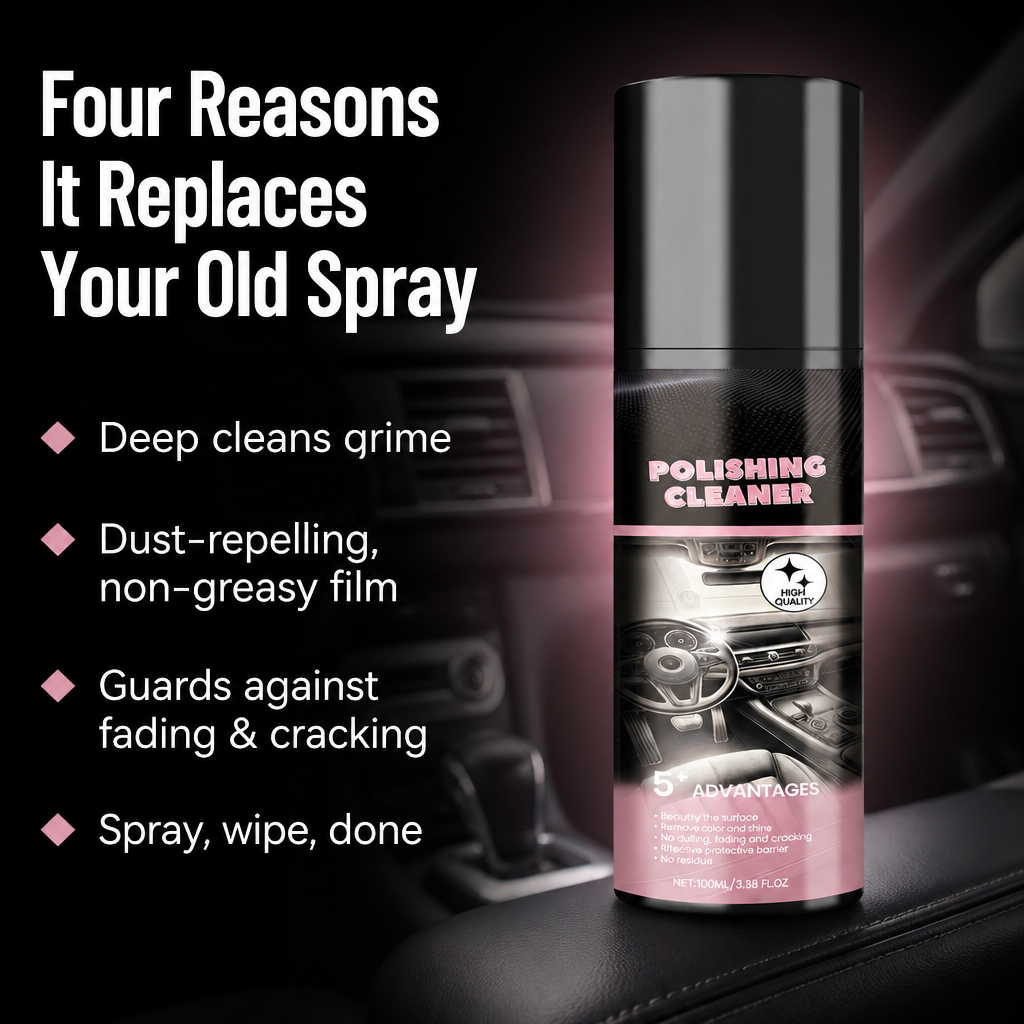 RevitaShine Interior Polish | Lift Dust, Grime & Dull Film for a Clean, Dust-Repelling Finish | ribuella