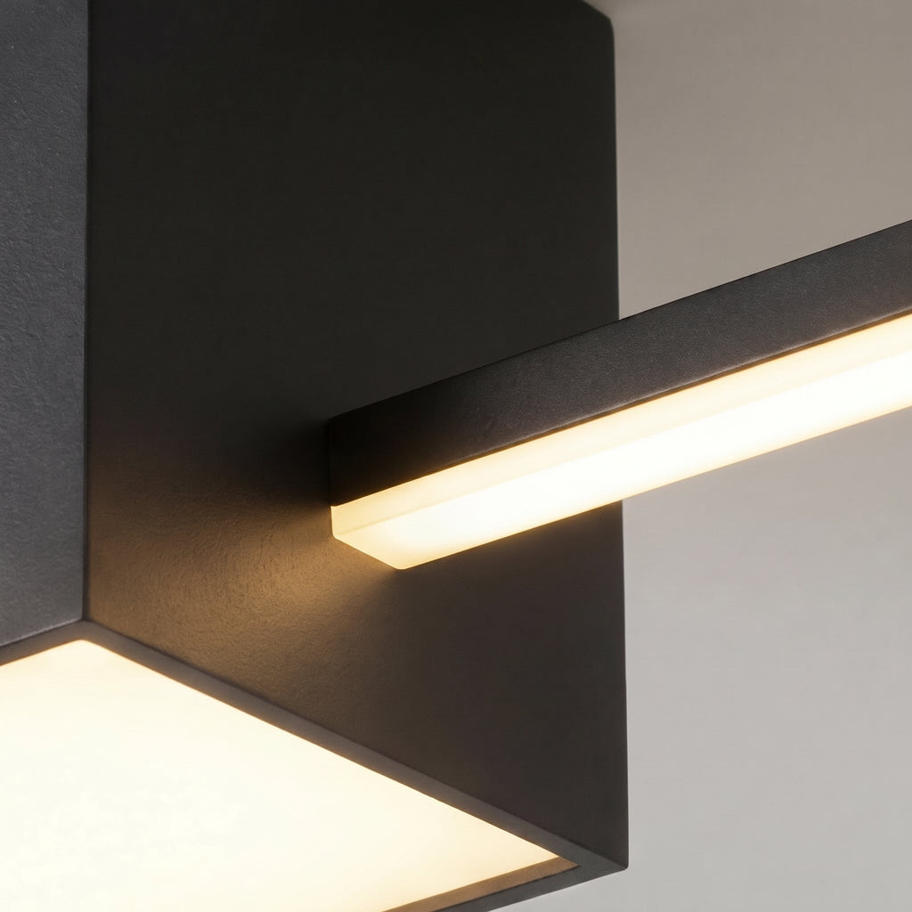 Modern Minimalist Flush Mount Ceiling Light LED Iron Acrylic Dimmable 3200 Lumens 32W 3000K-6000K | ribuella