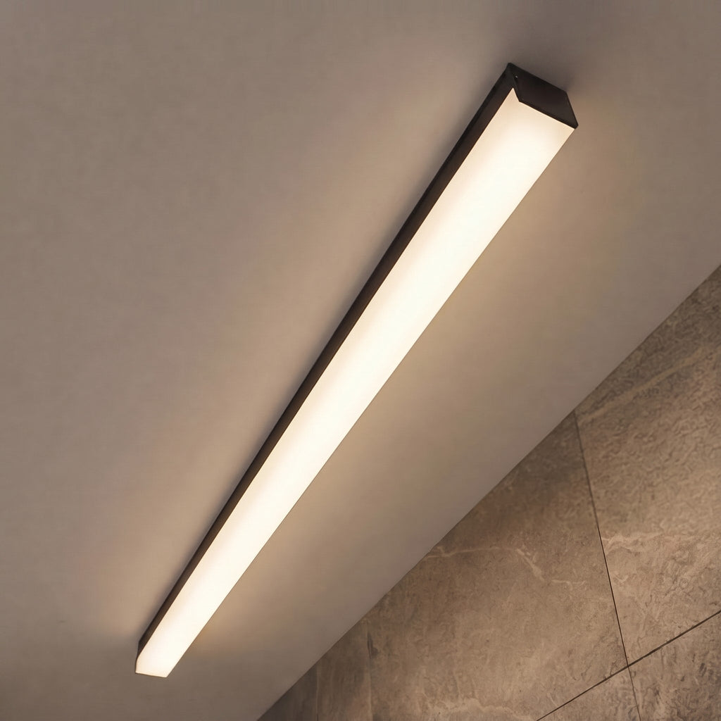 Modern Minimalist Ceiling Light Flush Mount LED Dimmable Aluminum Indoor Lighting | ribuella