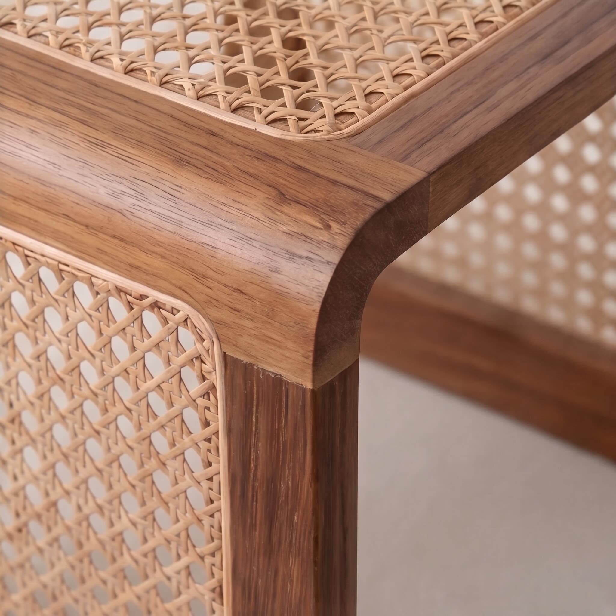Minimalist Cube Table Solid Wood Compact Design Indoor Accent Furniture | ribuella