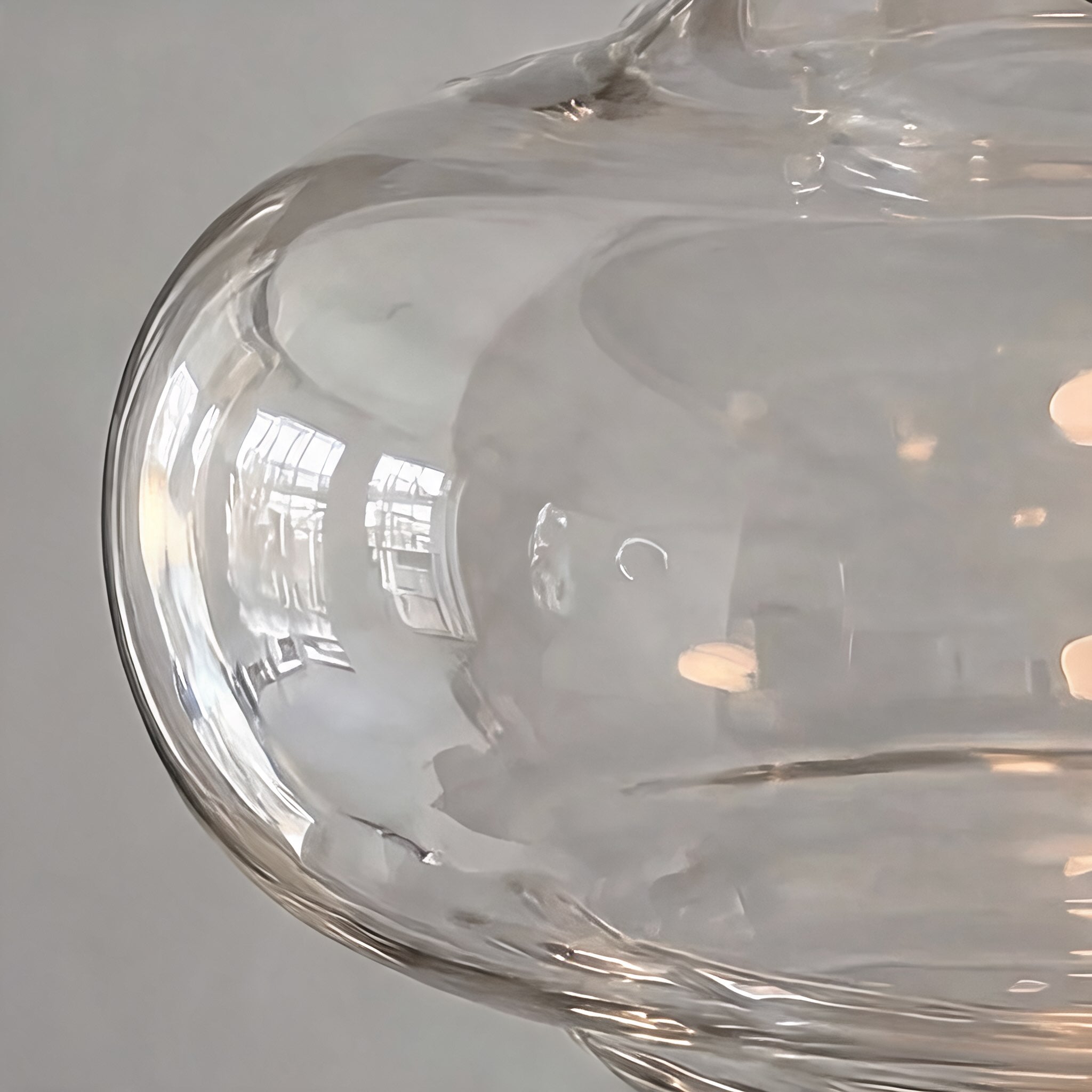 Suspension moderne en verre avec structure LED suspendue réglable pour l’éclairage de la cuisine | ribuella