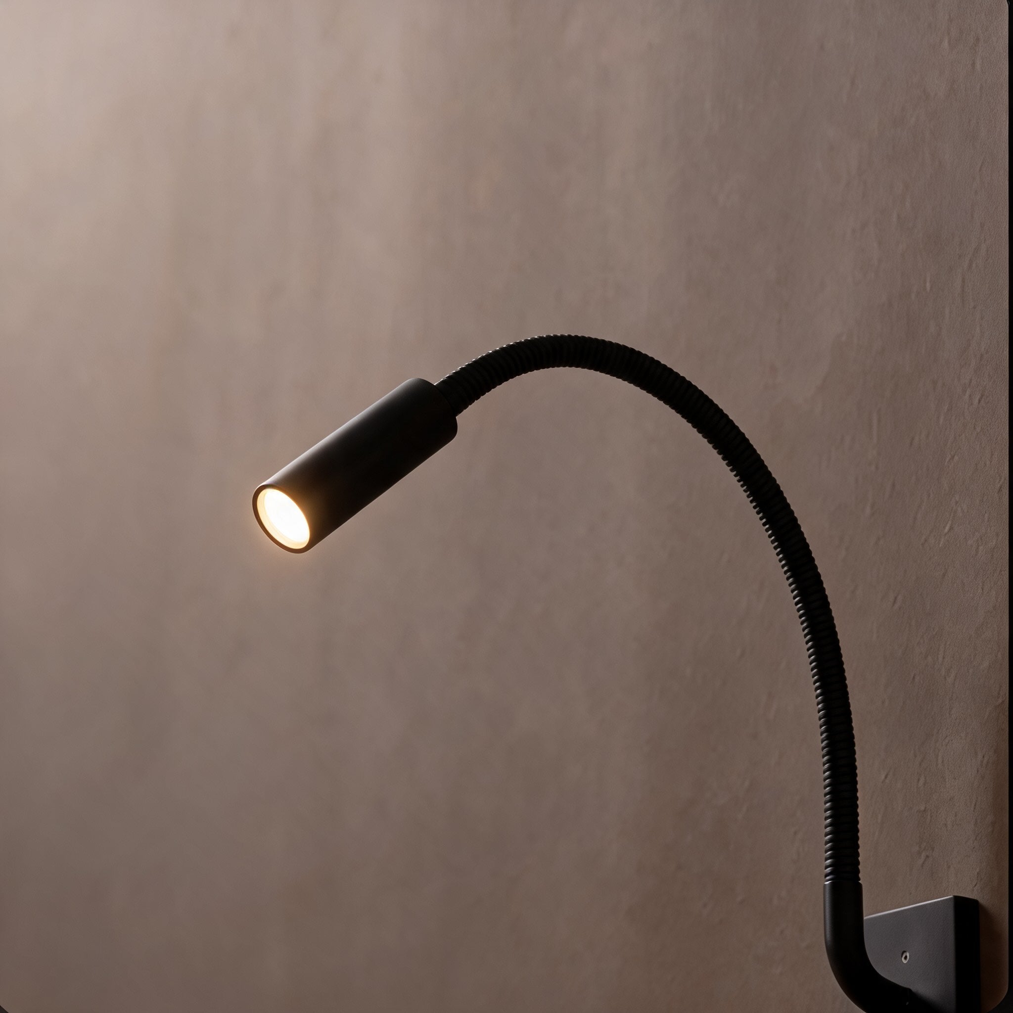 Industrial Wall Light Adjustable Gooseneck Aluminum Integrated LED Task Lamp 3000K Warm White | ribuella