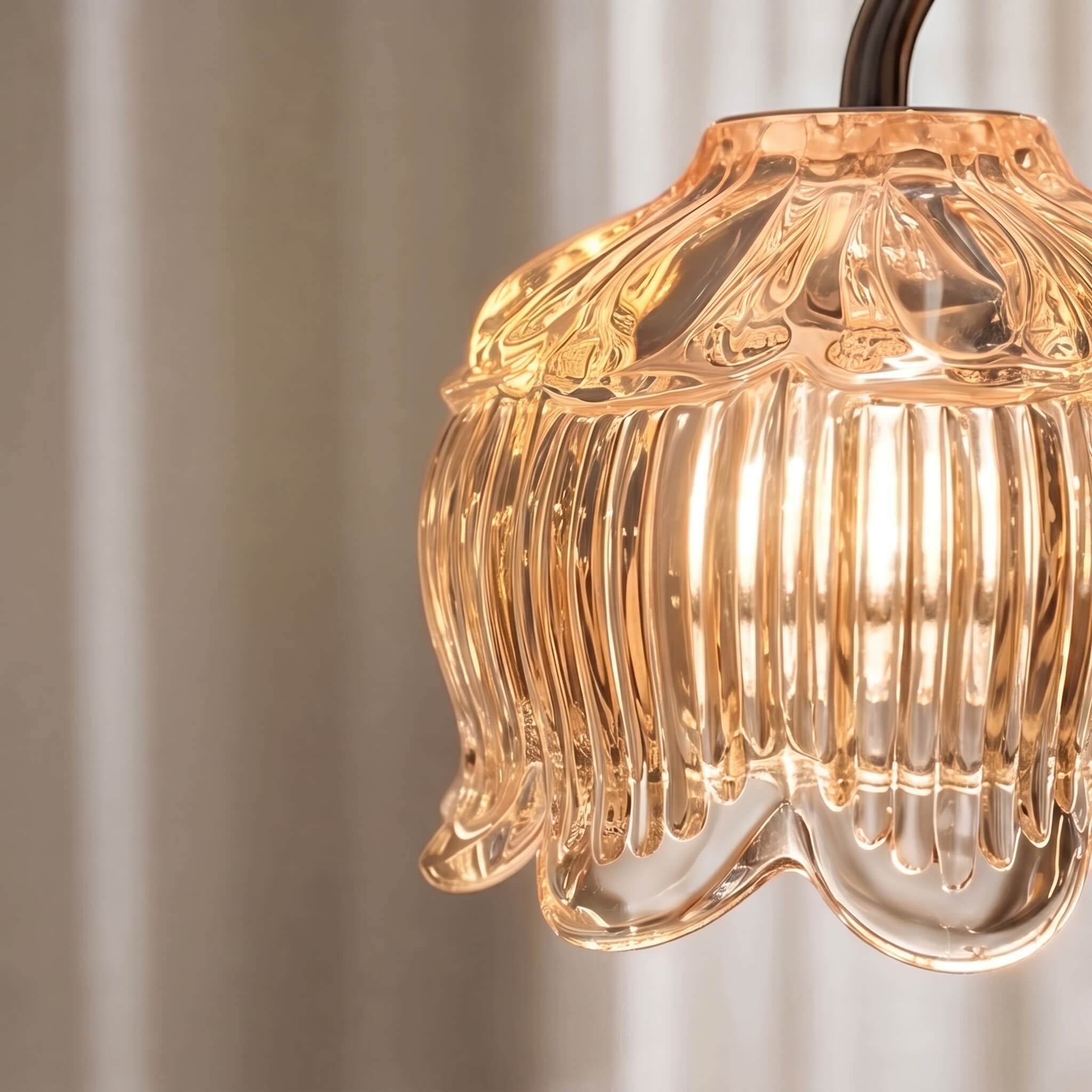 Moderne Glas-Kerzenwärmerlampe mit verstellbarem Dimmer, LED-Licht für gemütliche Atmosphäre und sichere Duftverwendung | ribuella