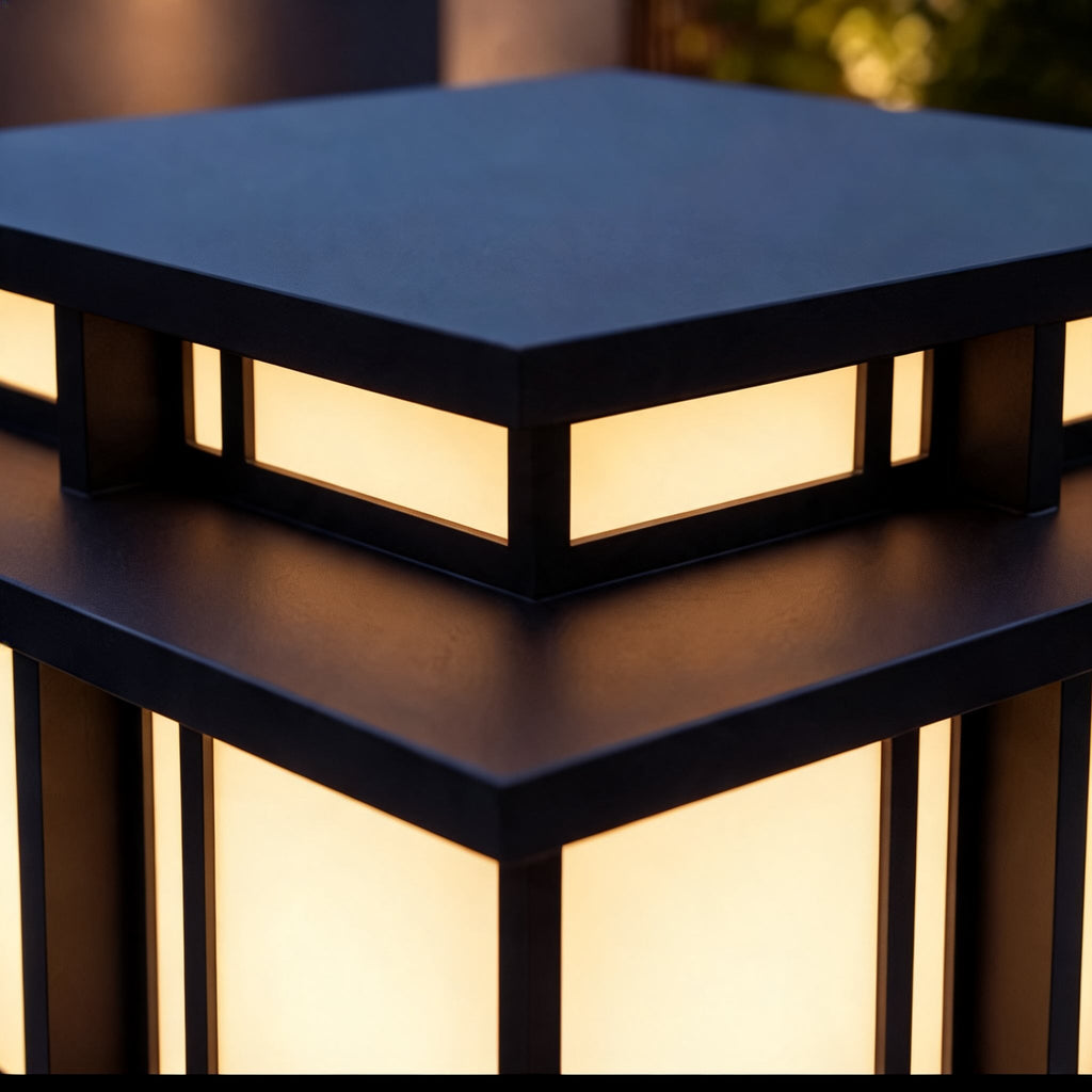 Modern Outdoor Wall Light Waterproof Metal Acrylic Adjustable LED for Gardens and Pathways | ribuella