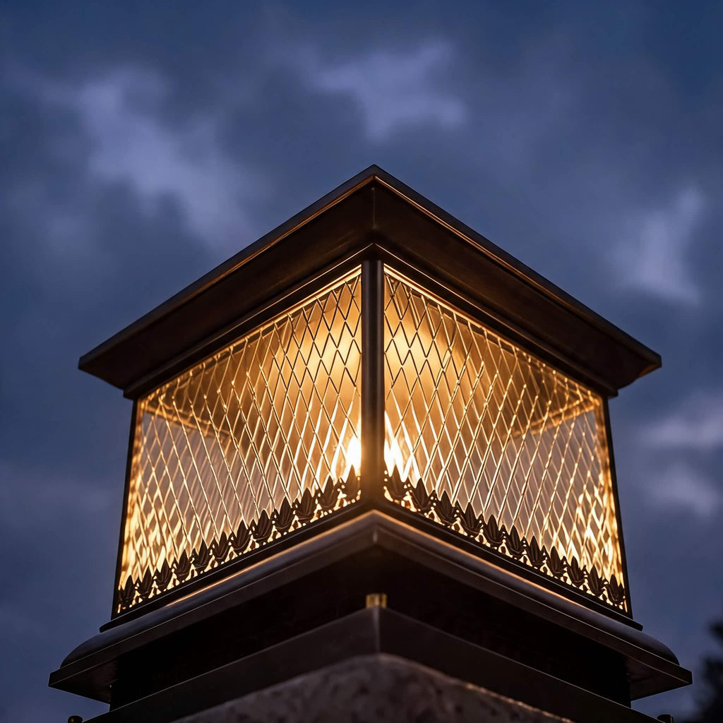 Moderne Solar-Gartenleuchten als Mastlampen aus Aluminium, LED, mit Fernbedienung und Diamantglas-Design | ribuella
