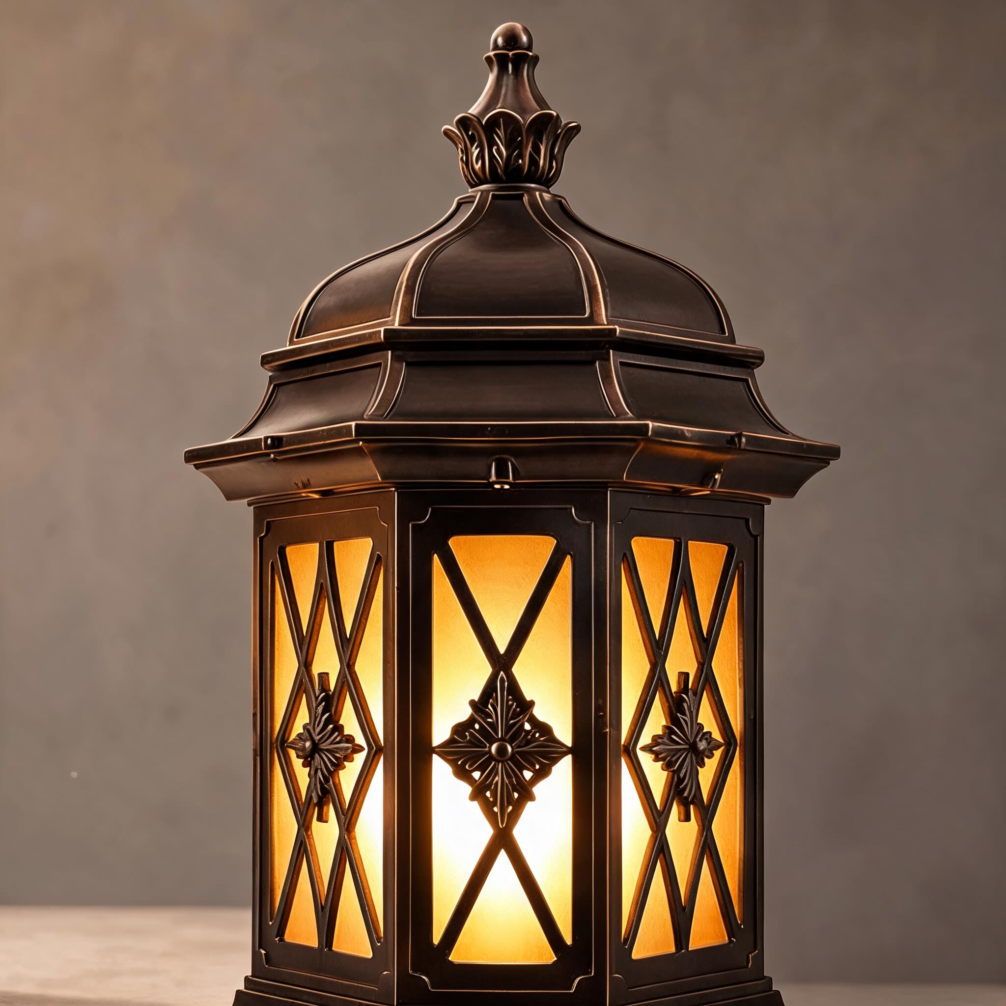 Modern Outdoor Pillar Light Wall Mounted Aluminum E27 Socket with Frosted Glass Shade | ribuella