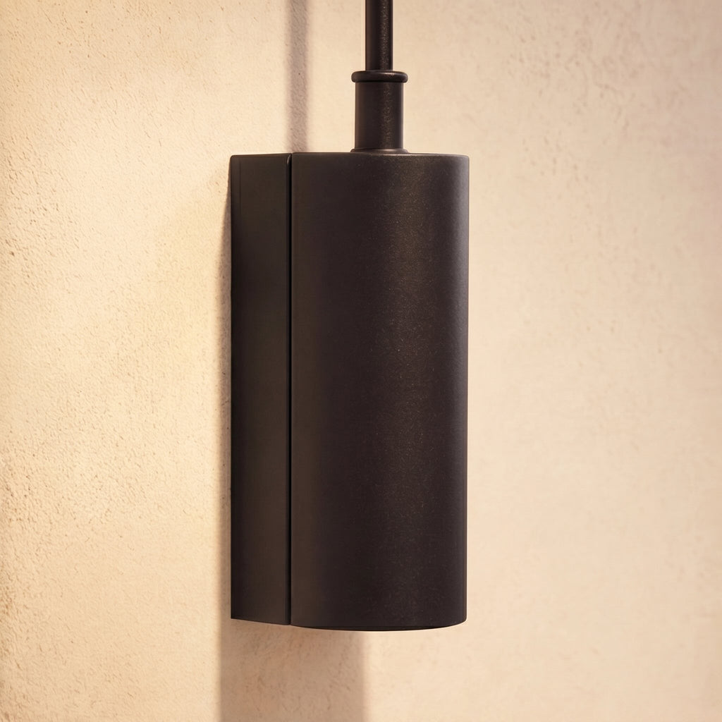 Modern Outdoor Wall Light Waterproof Metal Adjustable LED Wide Cone Design | ribuella