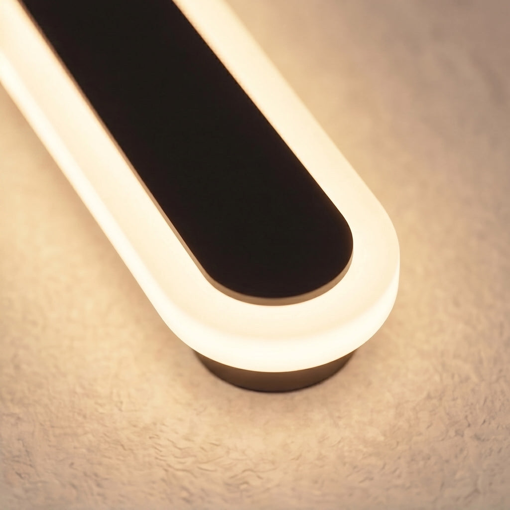 Modern Minimalist Outdoor Wall Lamp Wall Mounted Metal IP65 Weatherproof Dimmable LED Lighting | ribuella