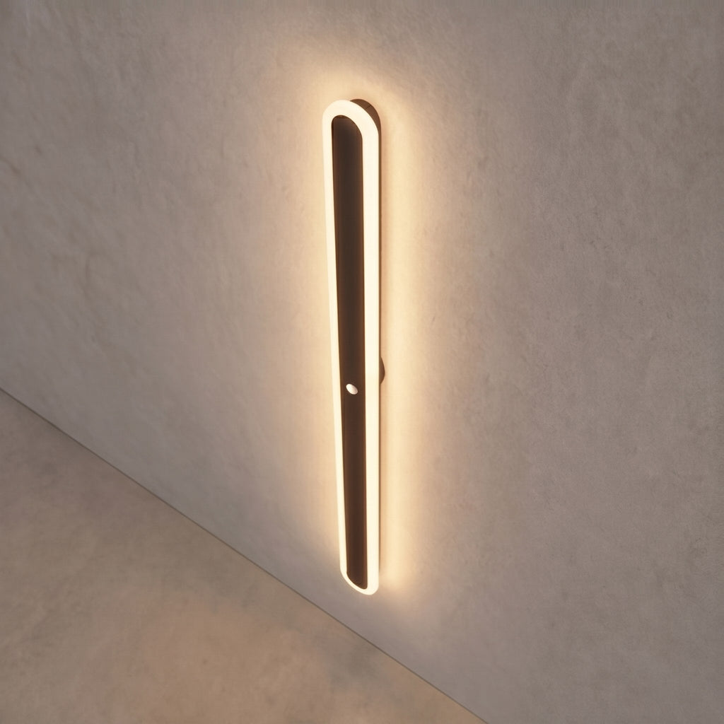 Modern Minimalist Outdoor Wall Lamp Wall Mounted Metal IP65 Weatherproof Dimmable LED Lighting | ribuella
