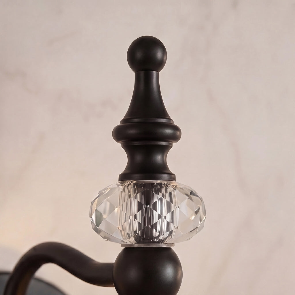 Contemporary Wall Sconce Lighting Iron and Glass Wall Light Adjustable for Bathroom Vanity | ribuella