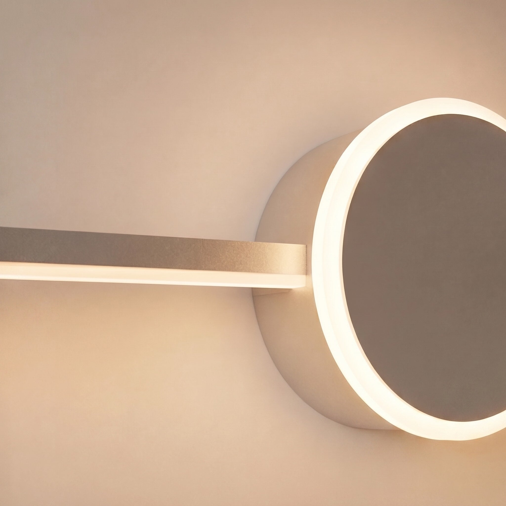 Modern Wall Light Bathroom Sconce Adjustable LED Aluminum Acrylic 3 Color Temperature | ribuella
