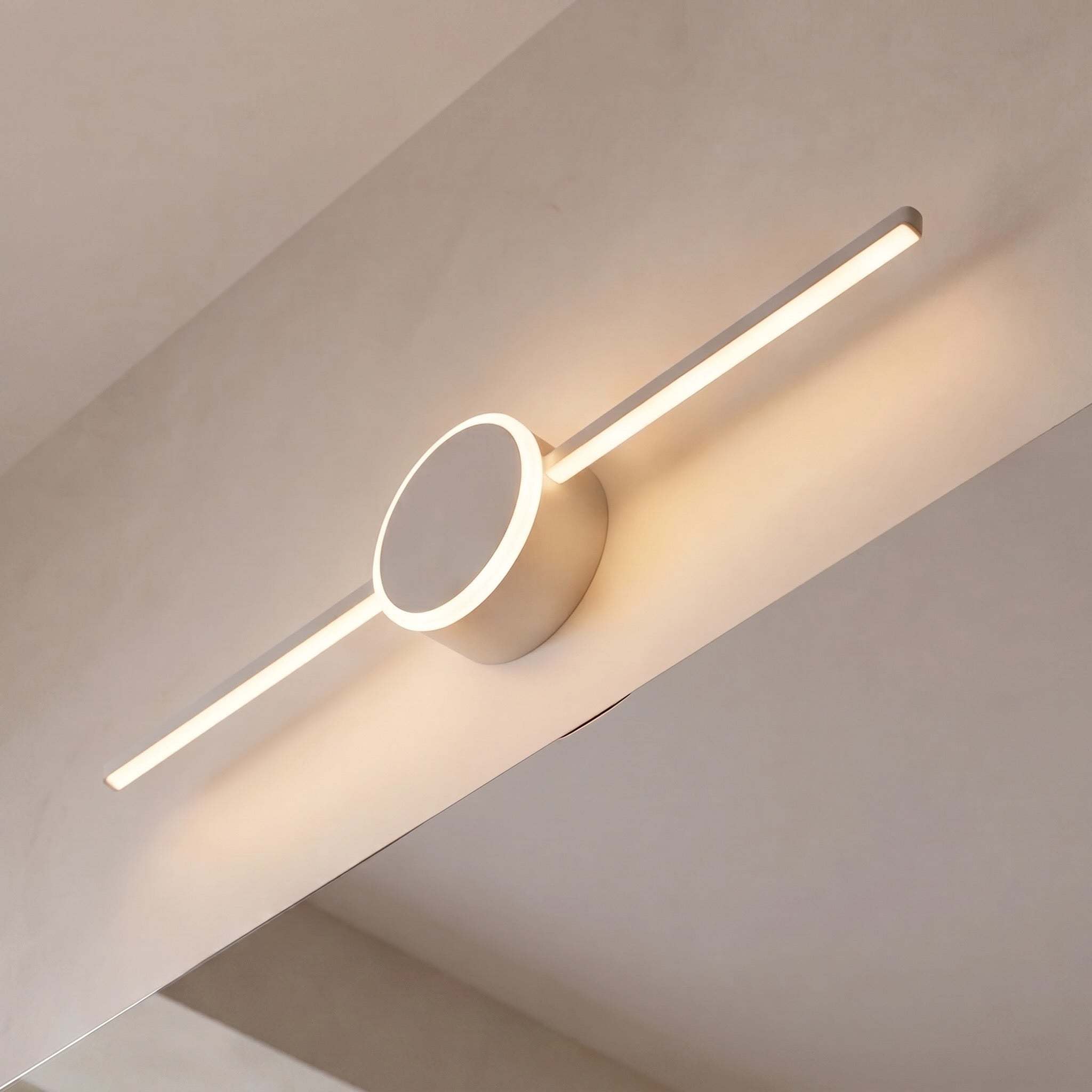 Modern Wall Light Bathroom Sconce Adjustable LED Aluminum Acrylic 3 Color Temperature | ribuella