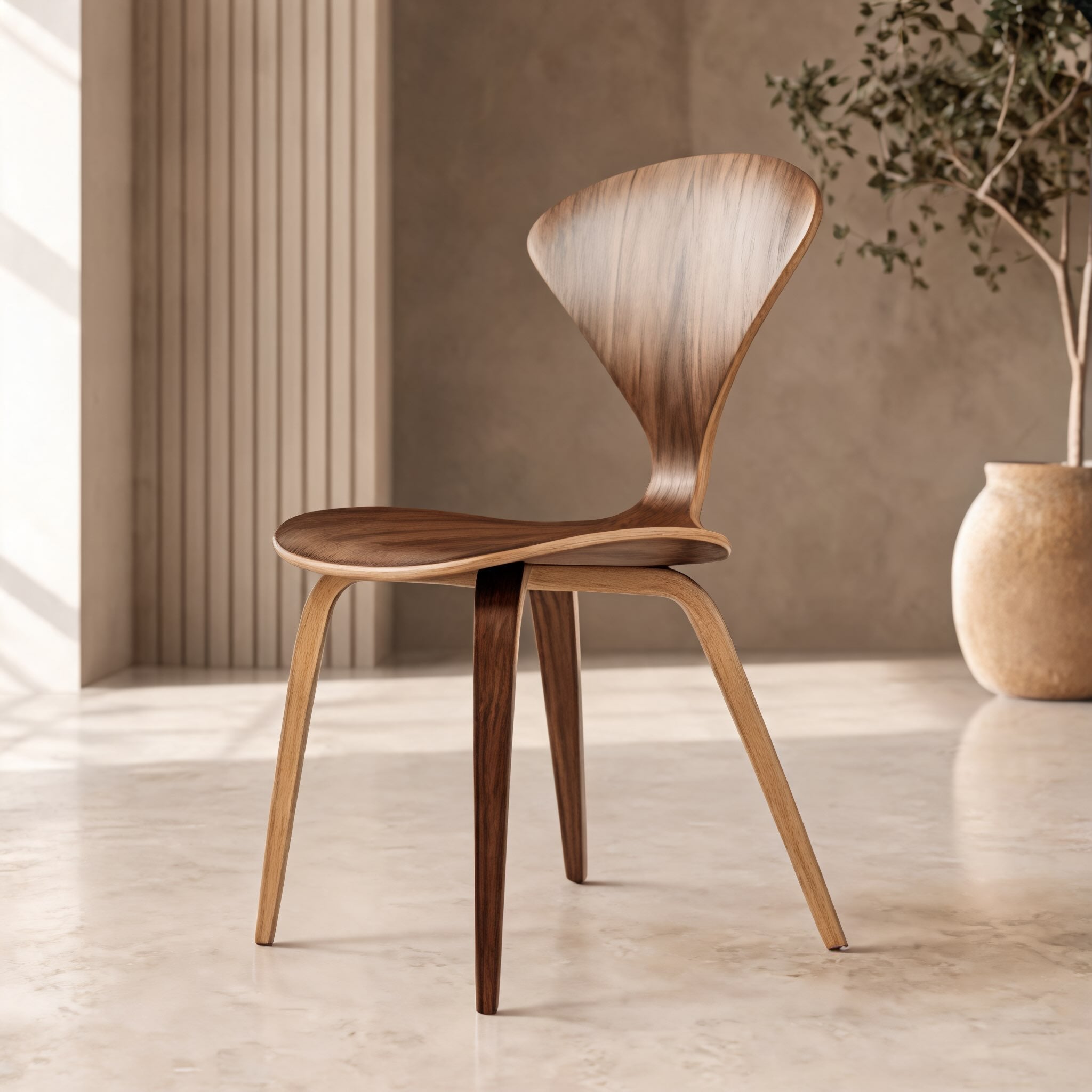 Modern Black Dining Chairs Set of 4 with Ergonomic Bentwood Butterfly Backrest for Dining Rooms | ribuella