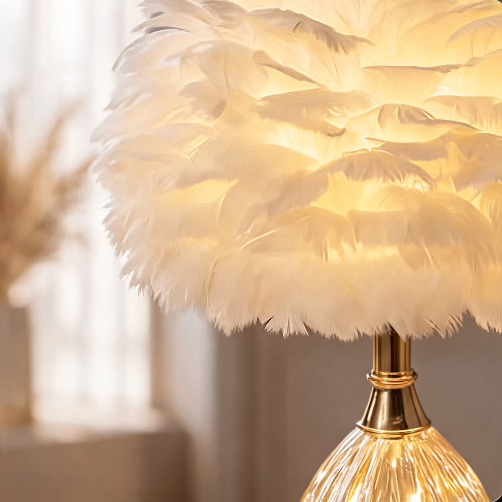 Bordlampe i nordisk stil med jernfod, E27-fatning, 4 W LED og blødt varmt lys til brug ved sengen | ribuella