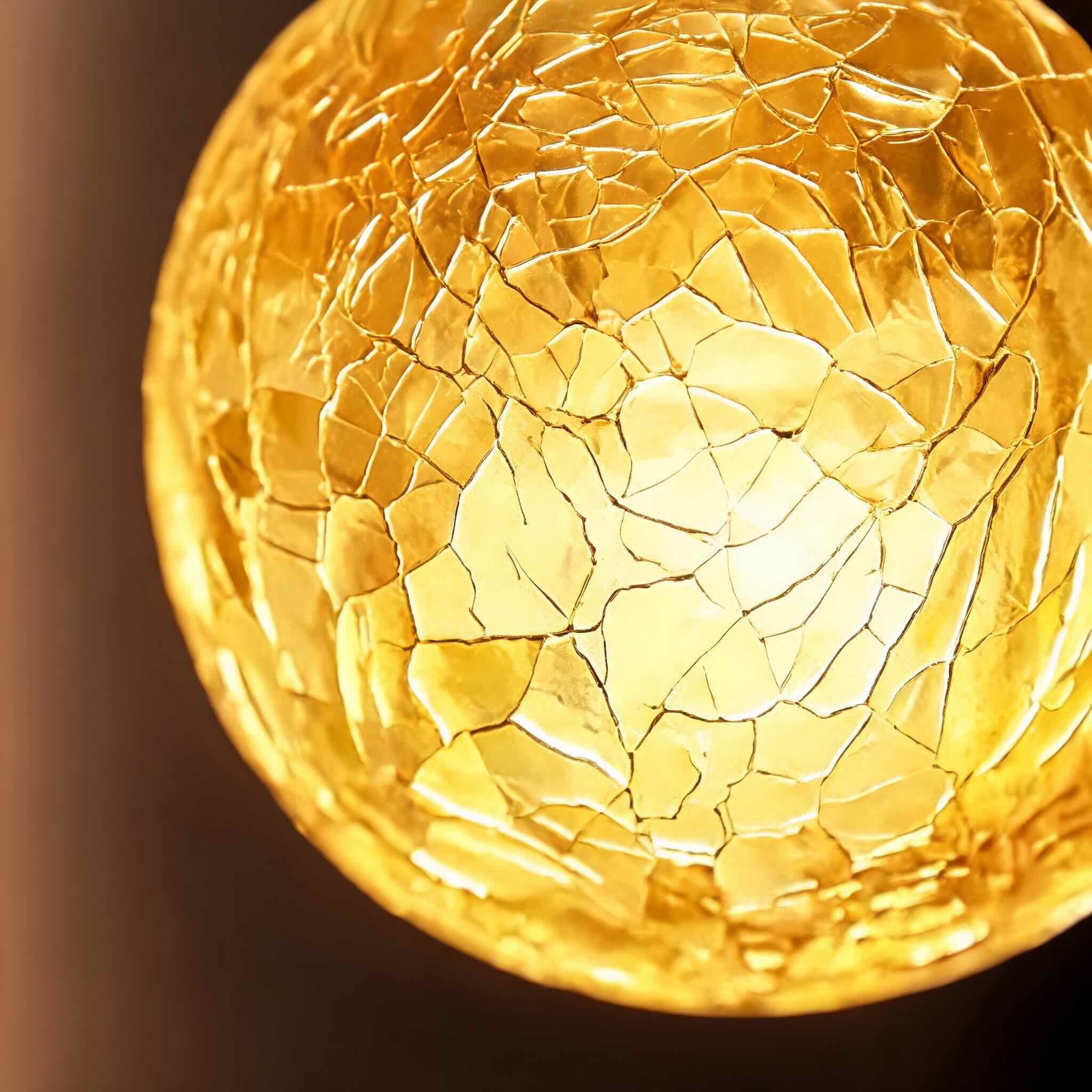 French Style Three-Head Table Lamp with Colored Glass Shades and Walnut Metal Base LED 7W | ribuella