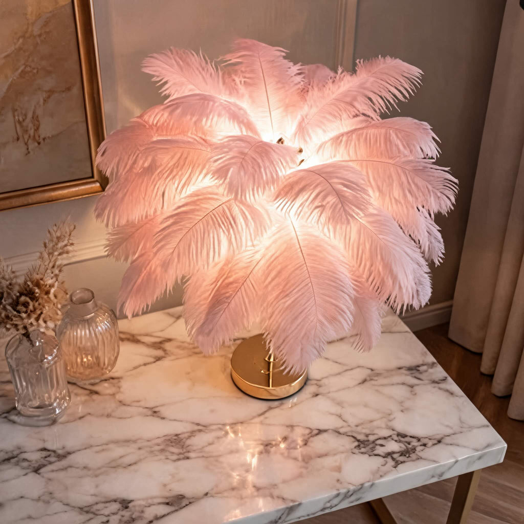 Nordisk stil bordlampe, USB-drevet LED-lys med justerbar farvetemperatur og jernfod | ribuella