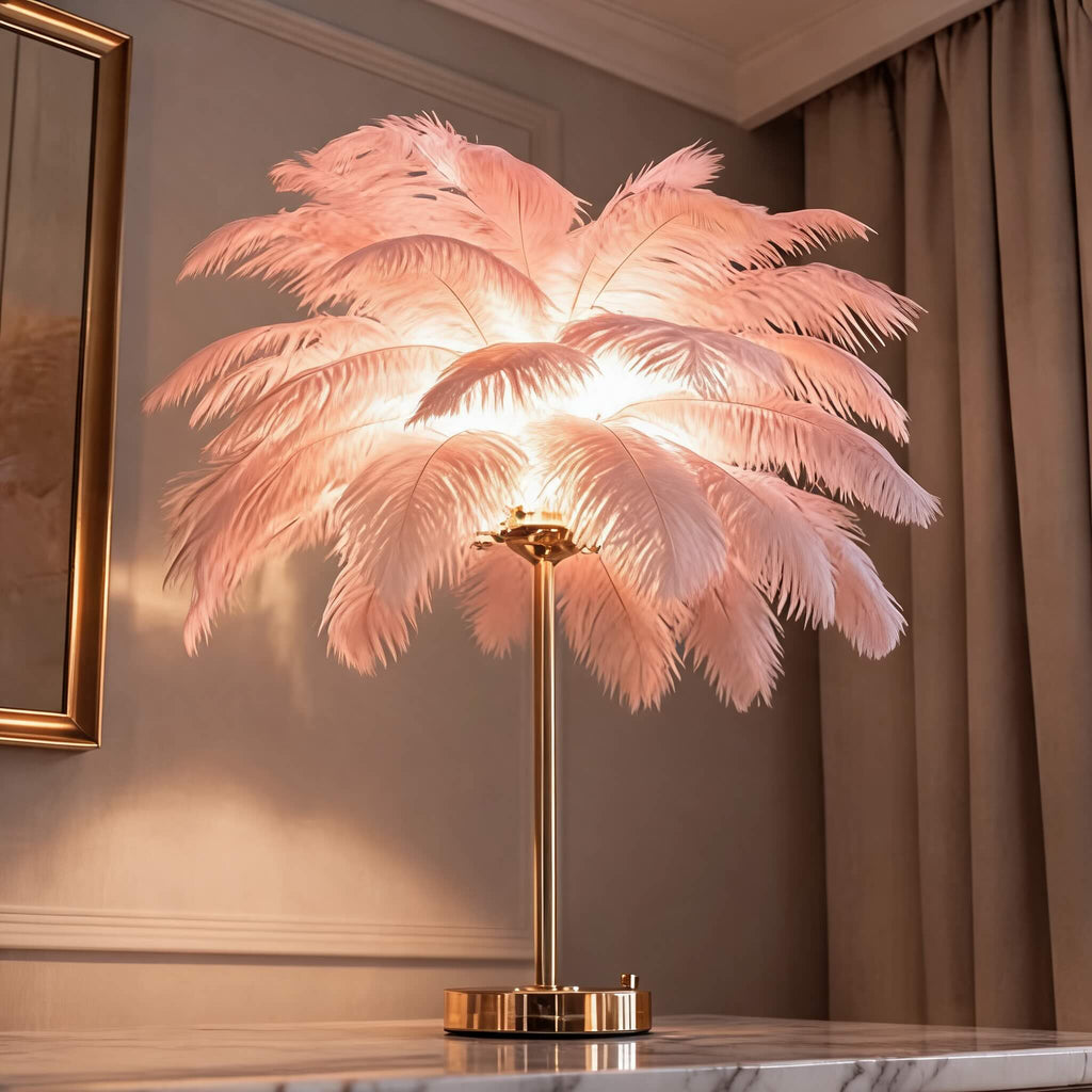 Nordisk stil bordlampe, USB-drevet LED-lys med justerbar farvetemperatur og jernfod | ribuella