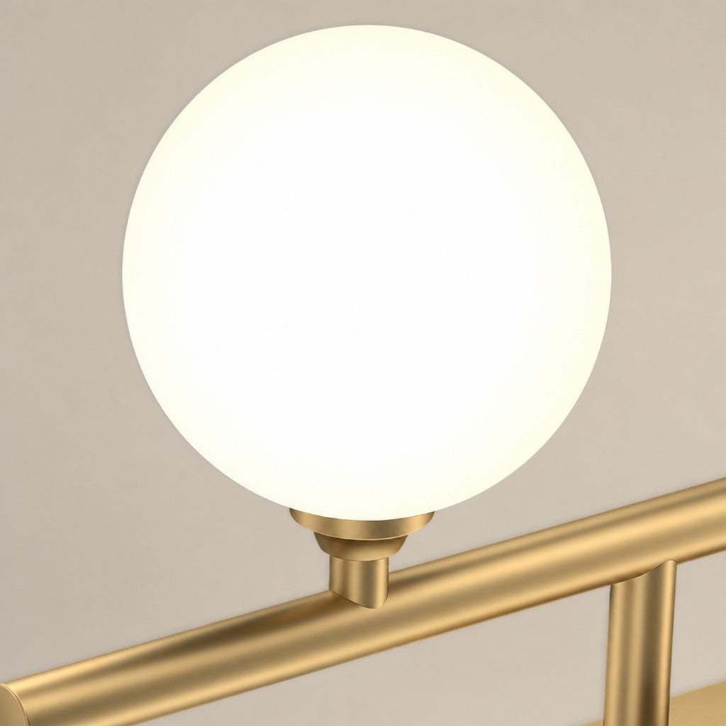 Modern LED Bathroom Vanity Light Bar Wall Mounted Copper with Adjustable Color Temperature | ribuella