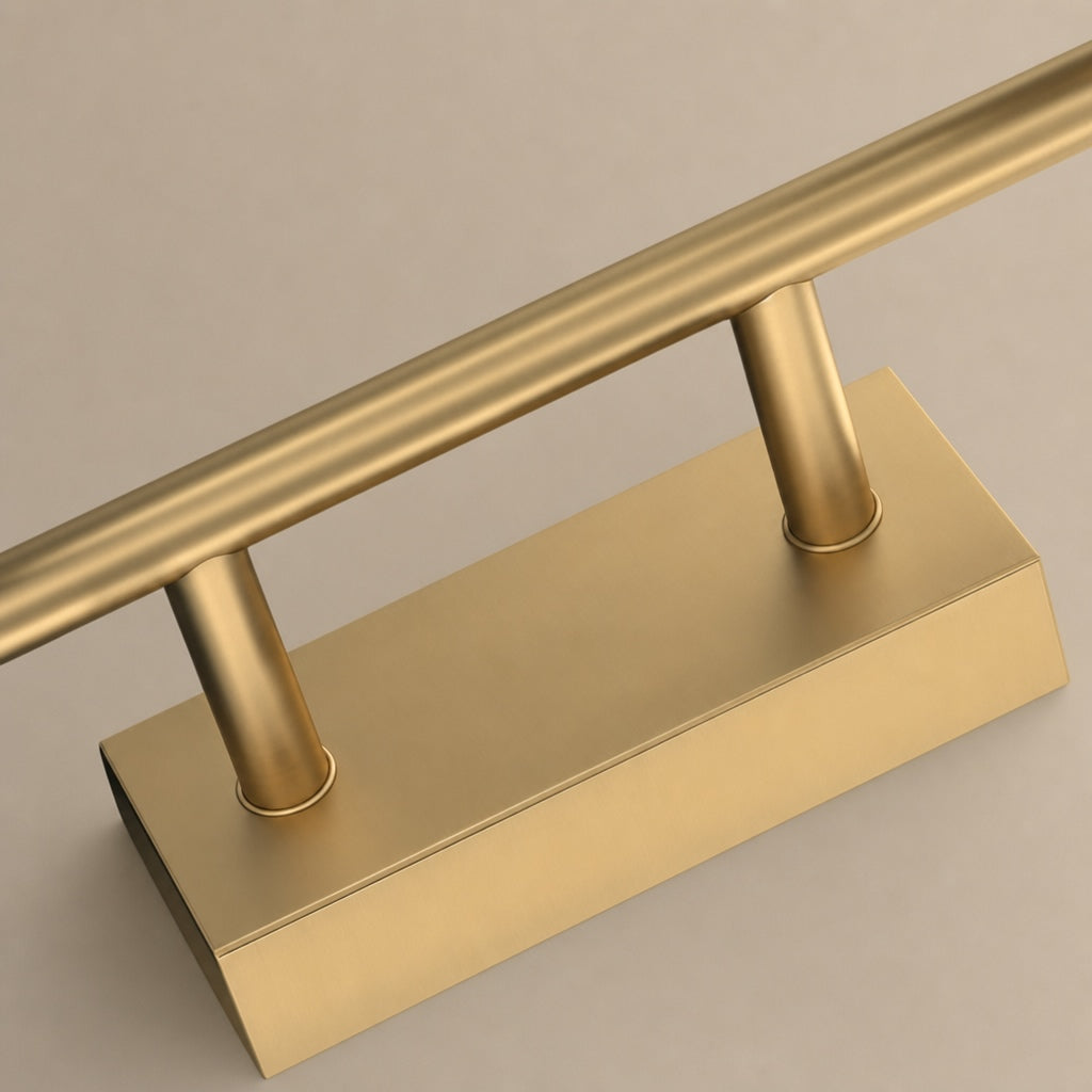 Modern LED Bathroom Vanity Light Bar Wall Mounted Copper with Adjustable Color Temperature | ribuella