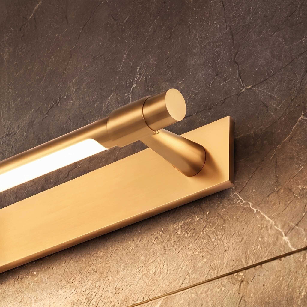 Moderní koupelnové nástěnné svítidlo k zrcadlu s nastavitelnou železnou konstrukcí, akrylem a LED osvětlením | ribuella